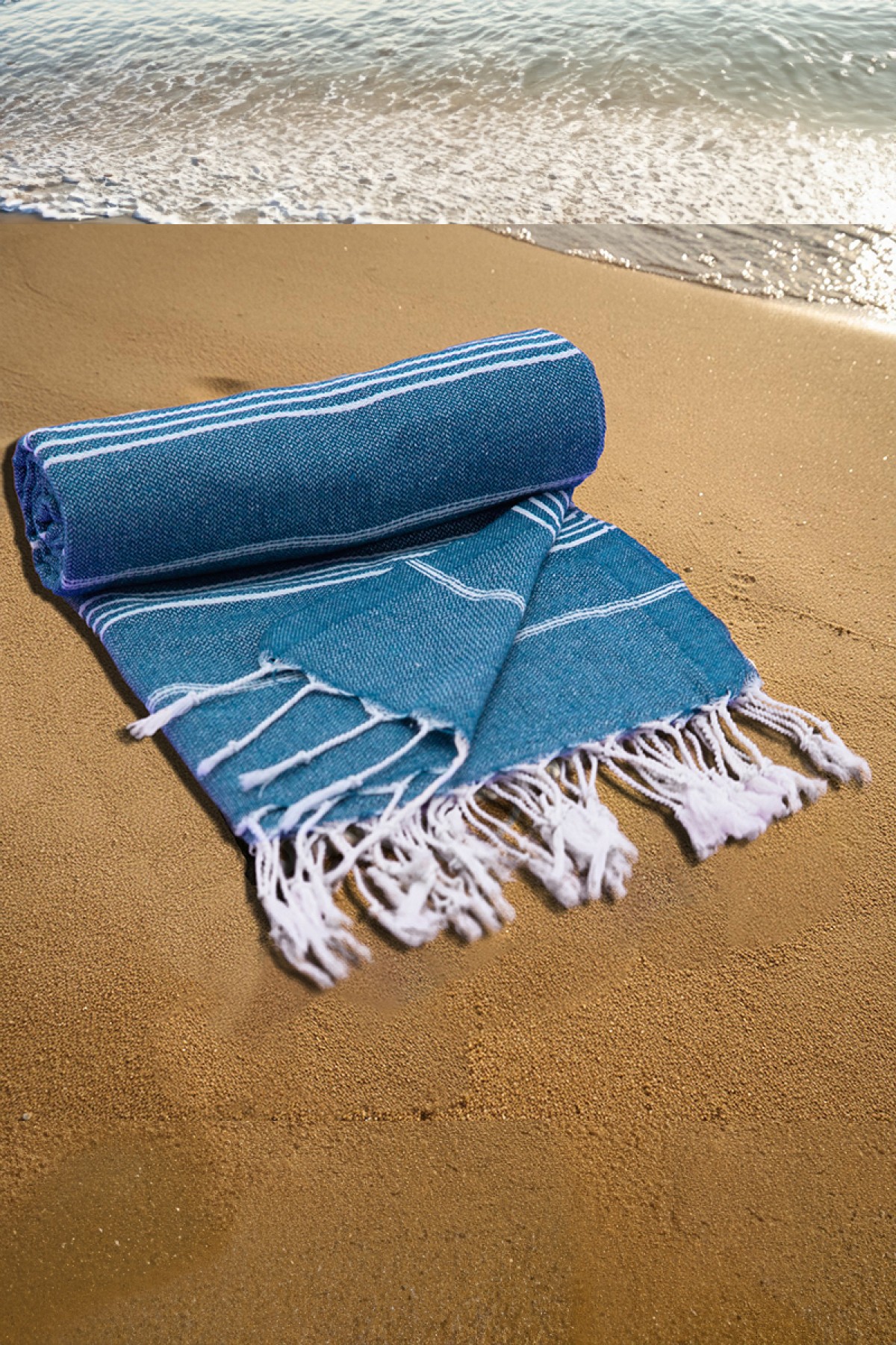 Favora Peştamal Plaj Havlusu 90x140 - Mavi Favora Peştamal Plaj Havlusu 90x140 - Mavi