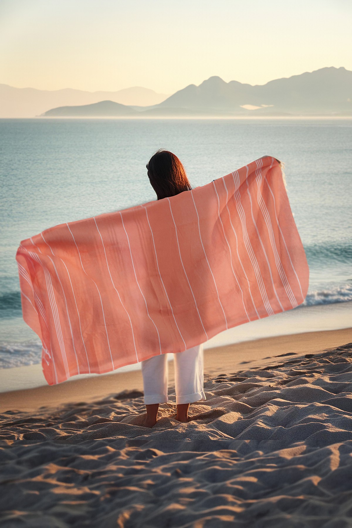 Favora Peştamal Plaj Havlusu 90x140 - Nar Çiçeği Favora Peştamal Plaj Havlusu 90x140 - Nar Çiçeği