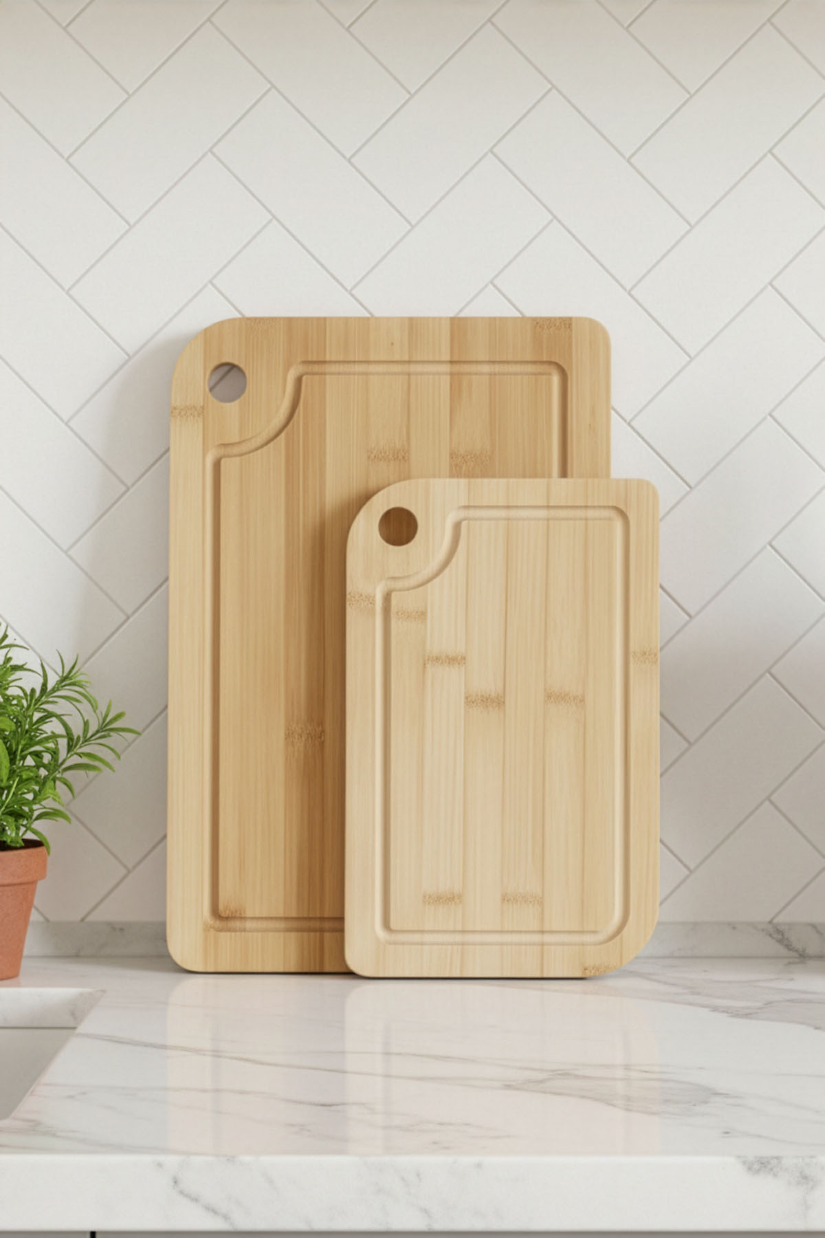 Favora Polmak 2'li Kesme Tahtası Favora Polmak 2'li Kesme Tahtası