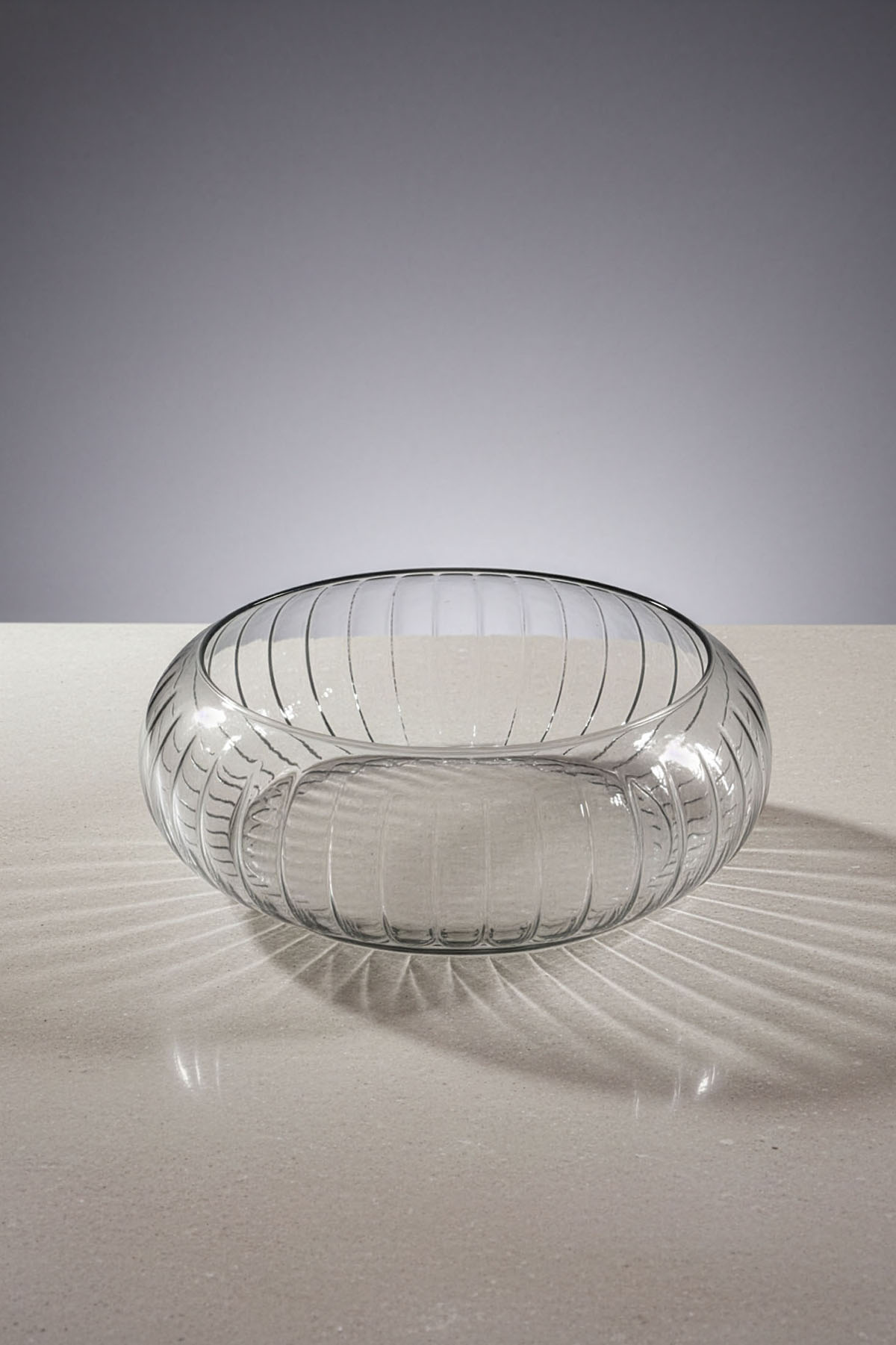 Favora Rayan Glass Salata ve Meyye Kasesi - Şeffaf