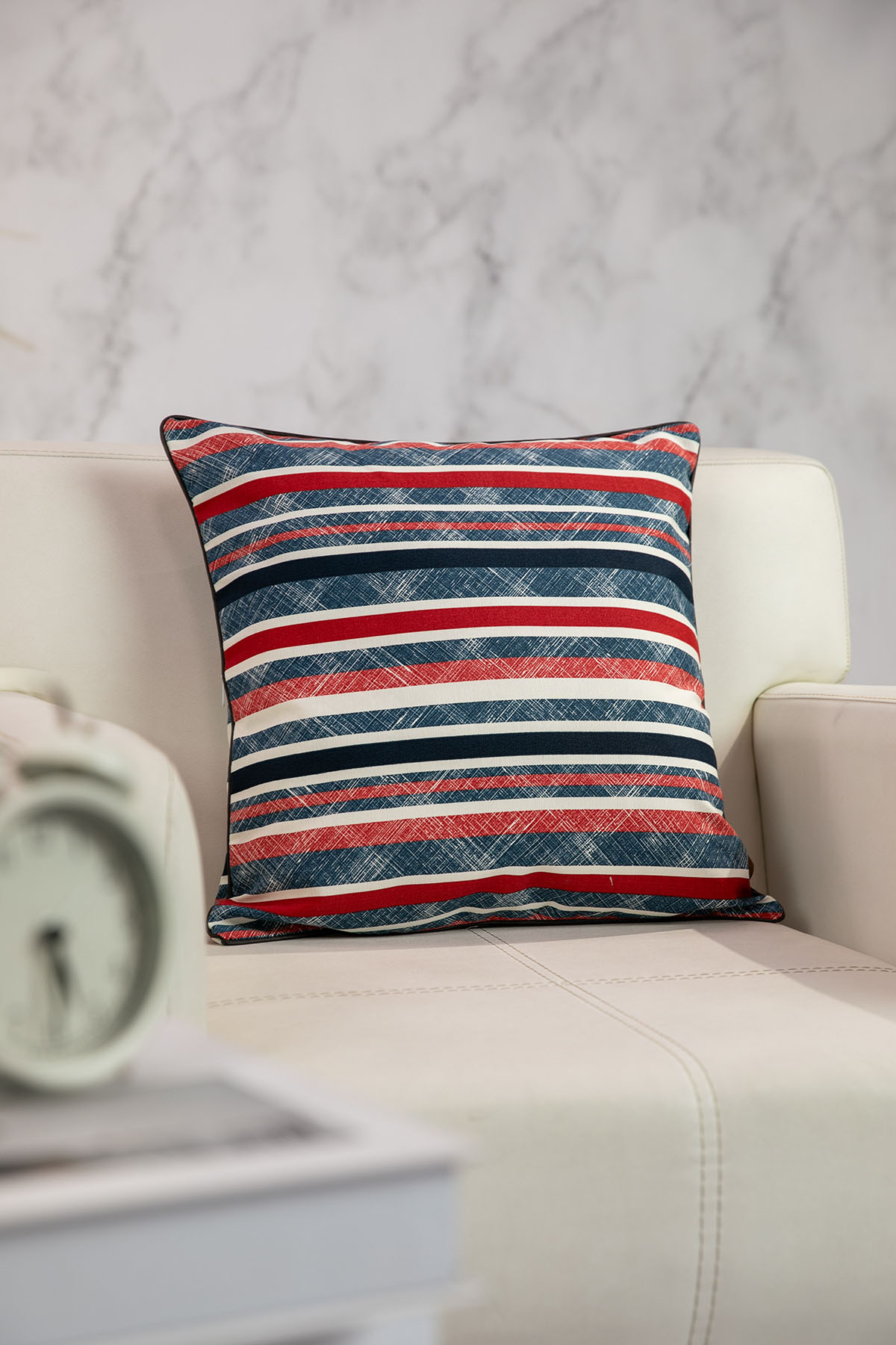 Favora Ritim Kırlent 43x43 Cm - Lacivert Favora Ritim Kırlent 43x43 Cm - Lacivert