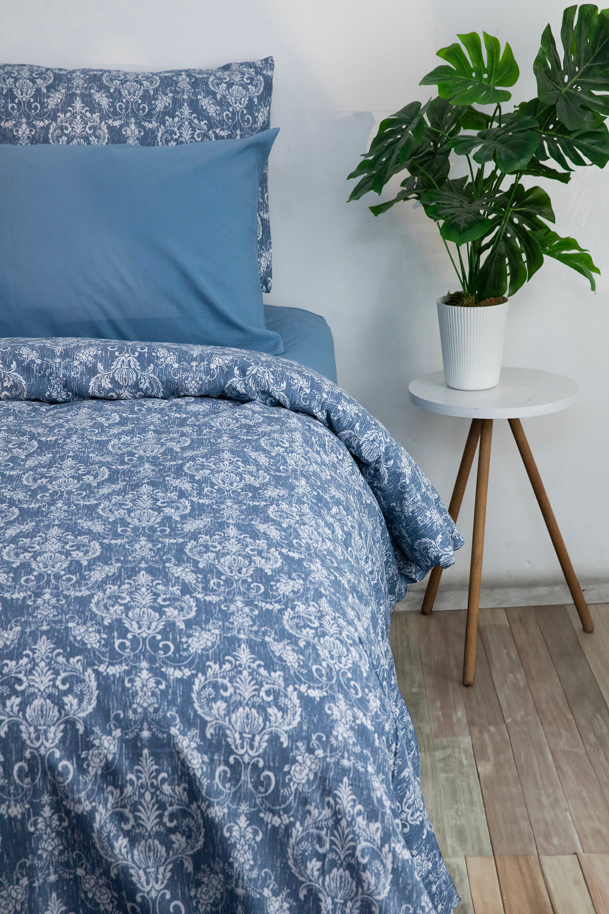 Favora Sarmal Tek Kişilik Nevresim Takımı - Mavi Favora Sarmal Tek Kişilik Nevresim Takımı - Mavi