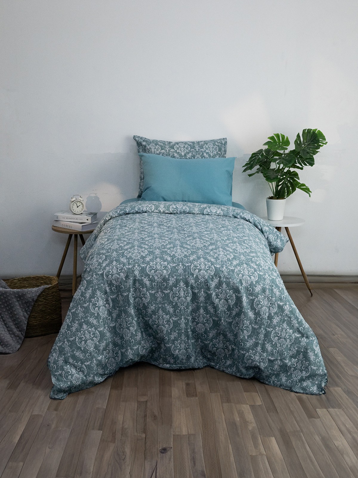 Favora Sarmal Tek Kişilik Nevresim Takımı - Yeşil Favora Sarmal Tek Kişilik Nevresim Takımı - Yeşil