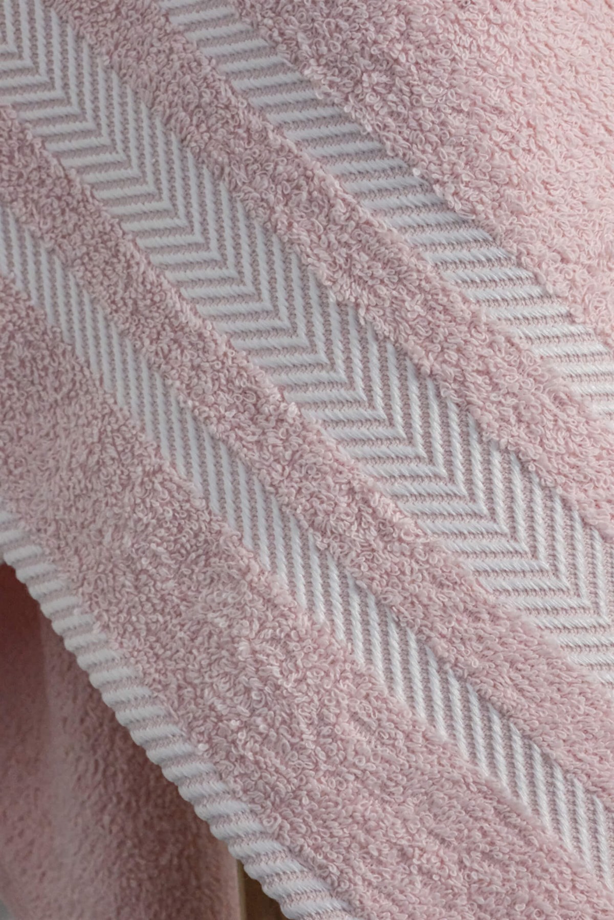 Soft 2li Banyo Havlu Seti - Pudra