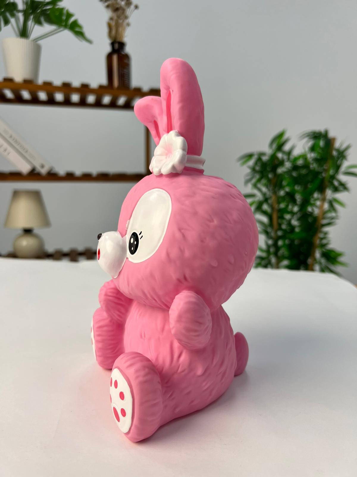 Favora Tavşan Kumbara - Pembe Favora Tavşan Kumbara - Pembe