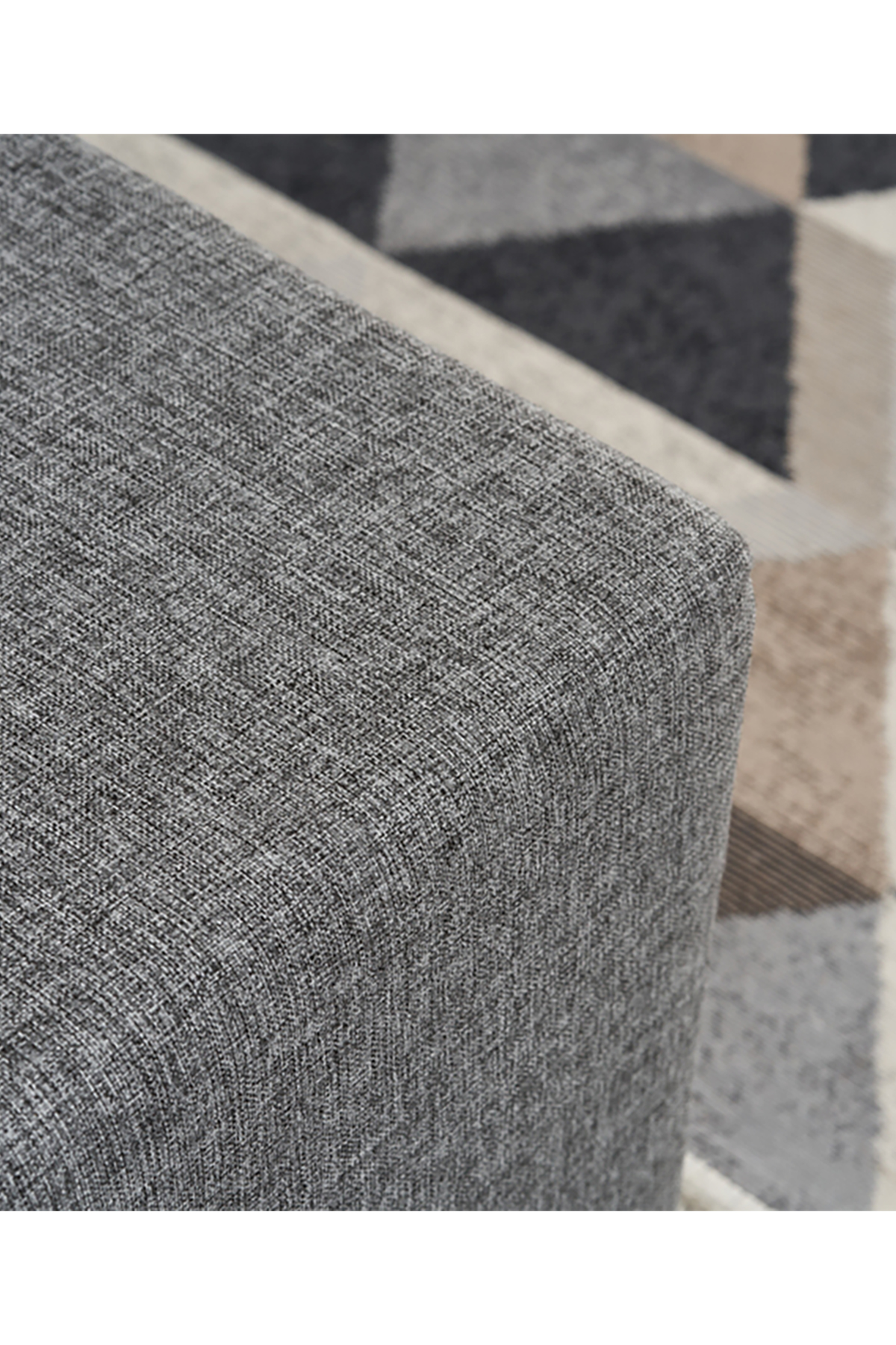 Favora Uzun Puf - Gri