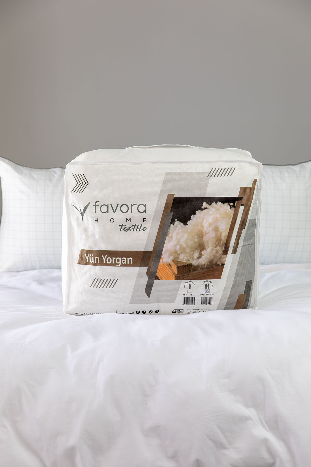 Favora Yün Çift Kişilik Yorgan 195x215 Favora Yün Çift Kişilik Yorgan 195x215