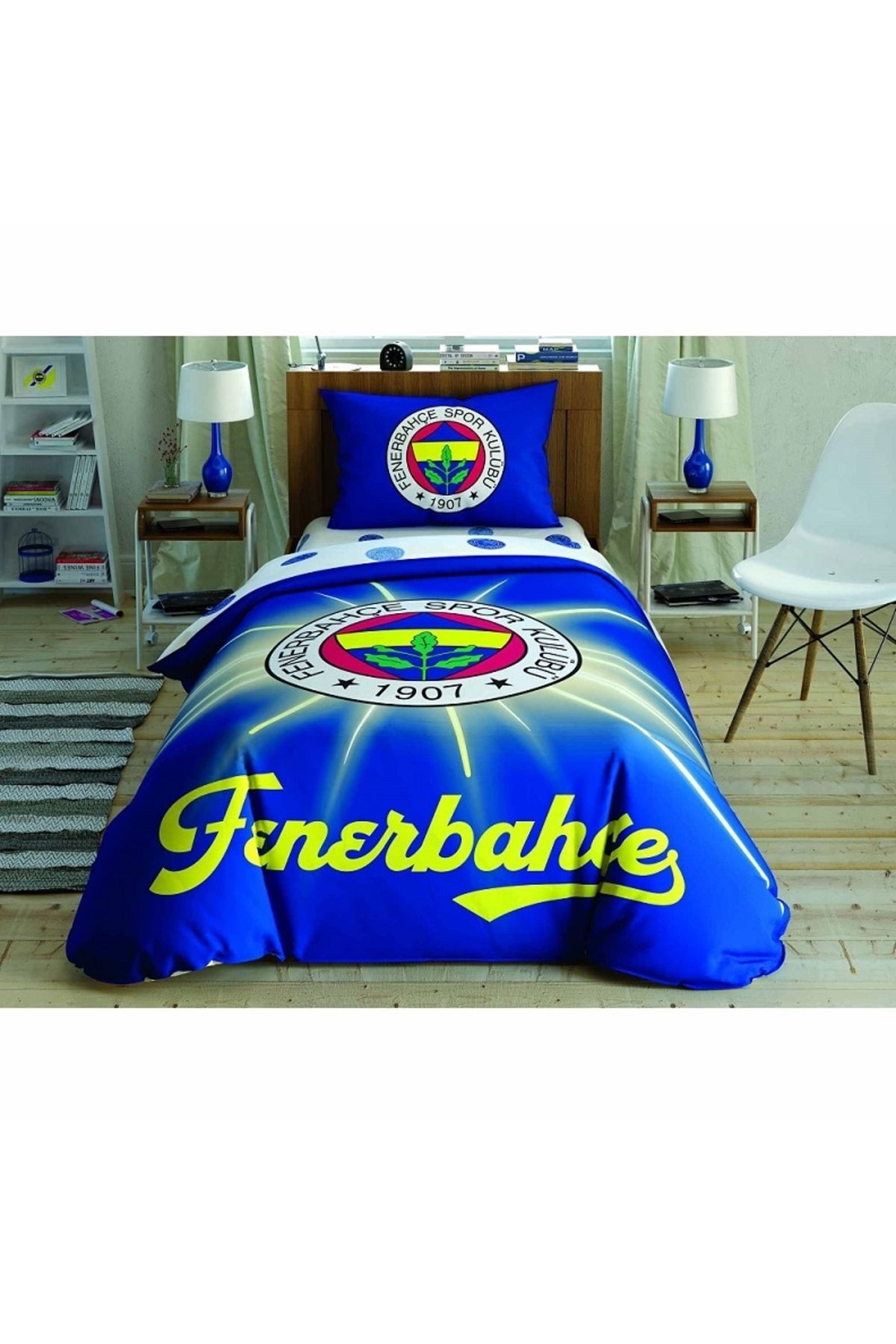 Fenerbahçe Light Gow Pamuk Lisanslı Nevresim Takımı