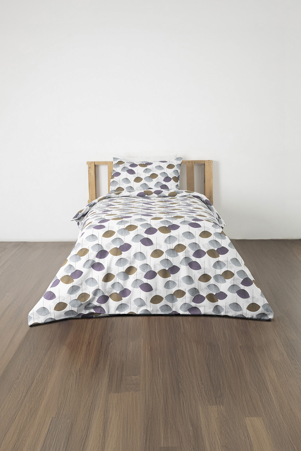 Forest Ranforce Tek Kişilik Nevresim Takımı - Mor Forest Ranforce Tek Kişilik Nevresim Takımı - Mor