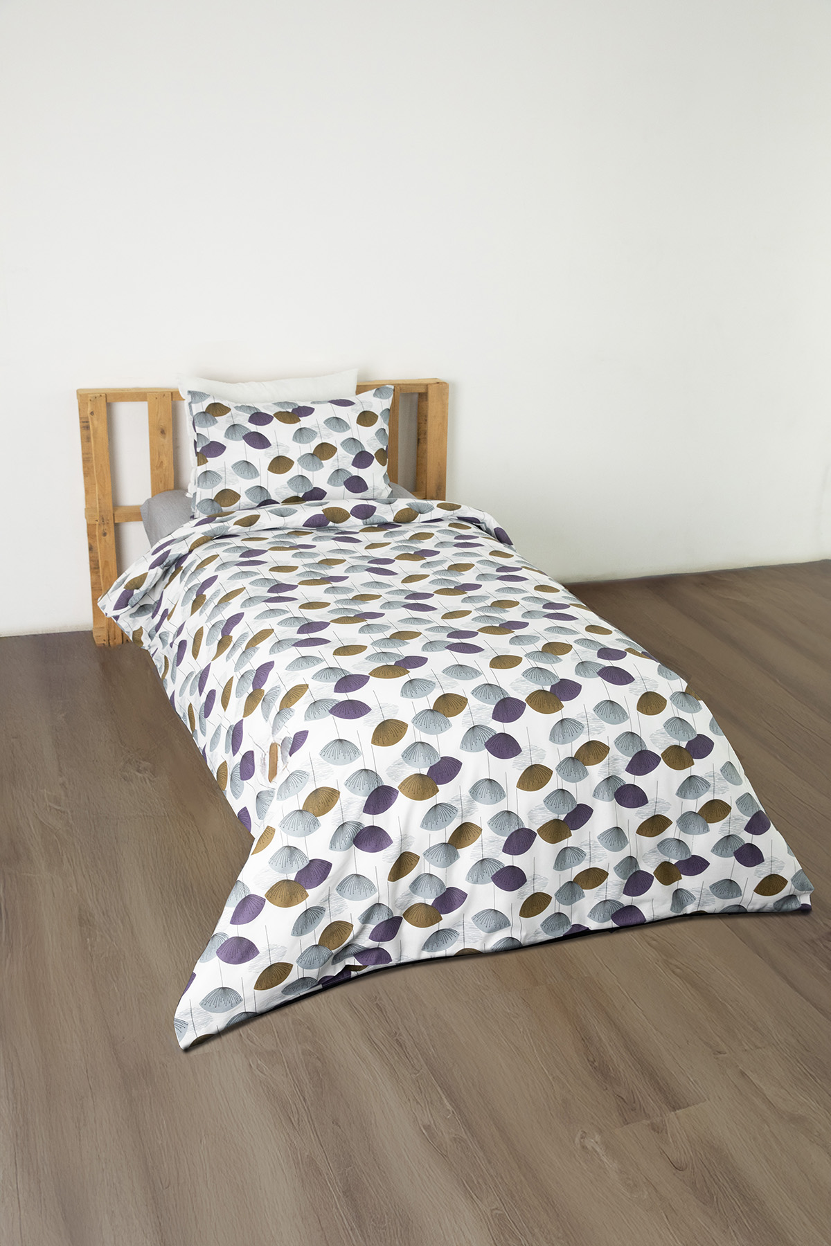 Forest Ranforce Tek Kişilik Nevresim Takımı - Mor Forest Ranforce Tek Kişilik Nevresim Takımı - Mor