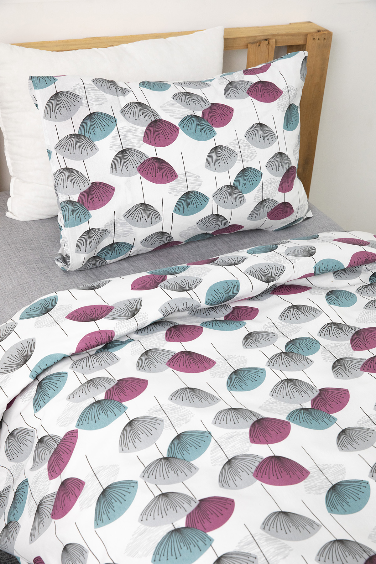 Forest Ranforce Tek Kişilik Nevresim Takımı Pembe Forest Ranforce Tek Kişilik Nevresim Takımı Pembe