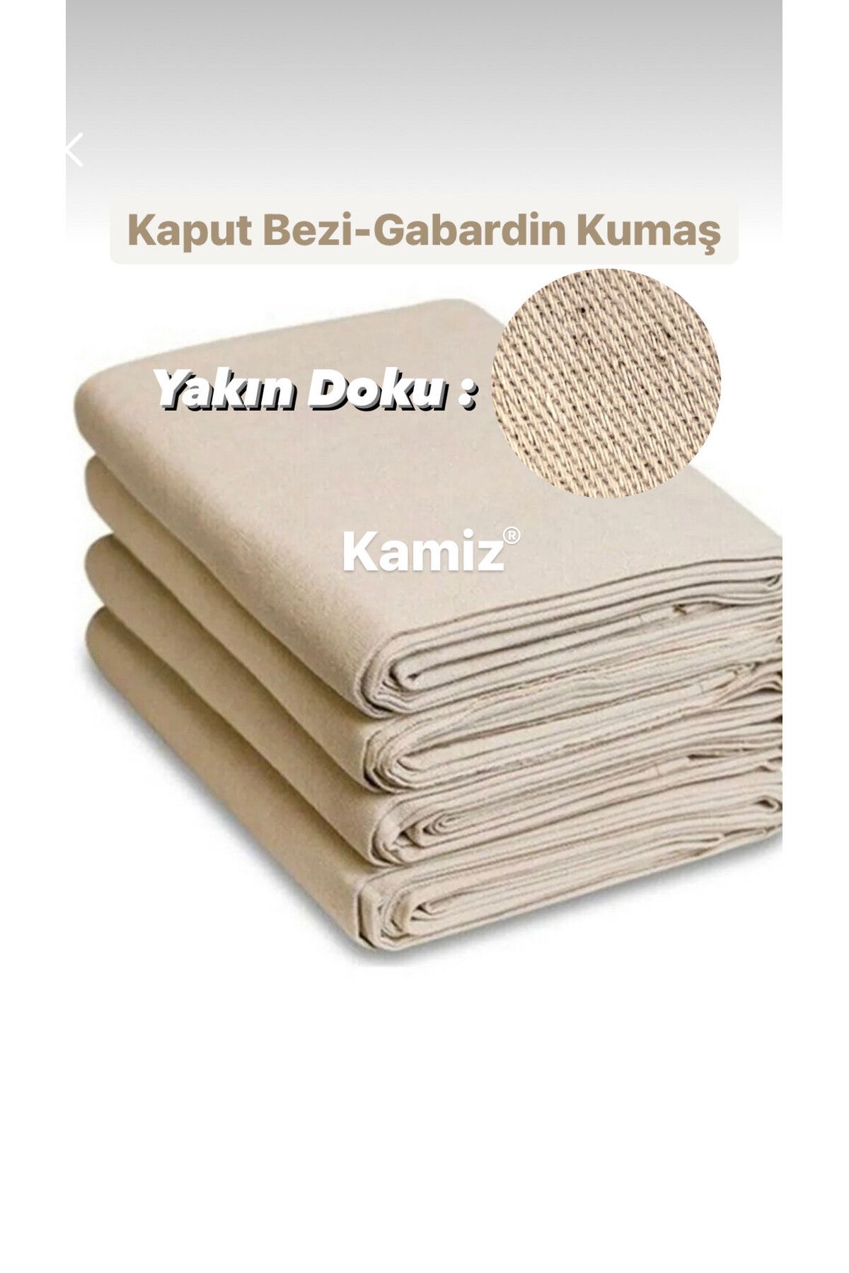 Gabardin Amerikan Kaput Bezi 100x160