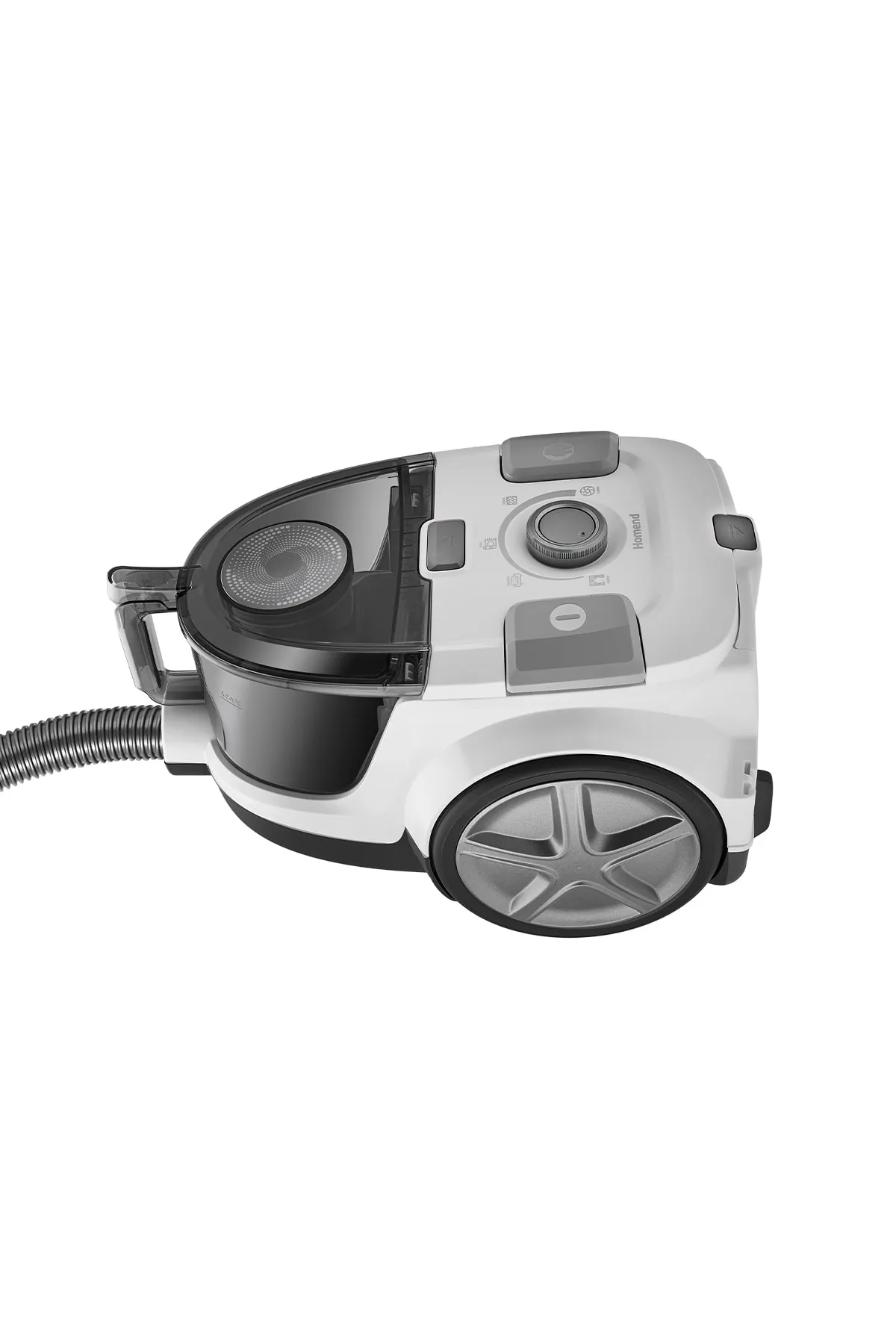 Homend Dustroyer 1252H Yatay Süpürge - Siyah - Beyaz Homend Dustroyer 1252H Yatay Süpürge - Siyah - Beyaz