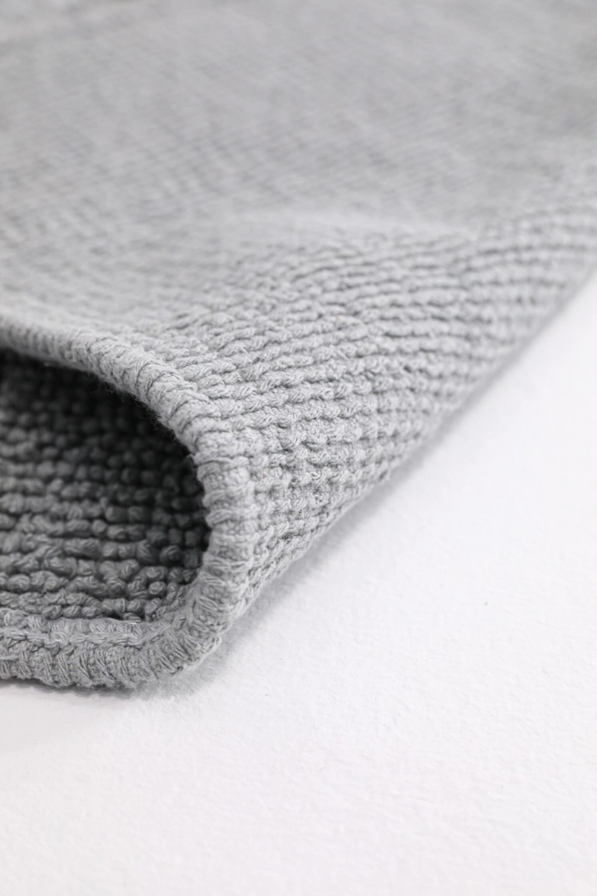İva Home Tufting %100 Natural Pamuk 2li Banyo Paspas Takımı - Antrasit