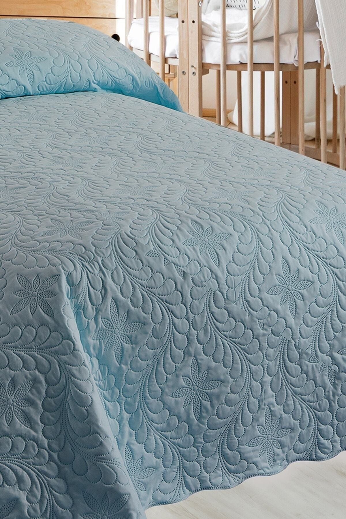 Ivy Mint Tek Kişilik Microfiber Kapitone Yatak Ört