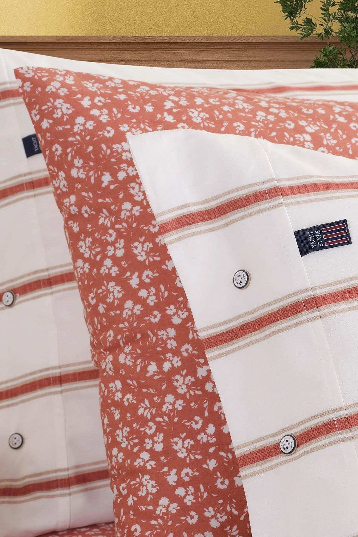 İyi Geceler Blue Marine Çift Kişilik Nevresimli Pike Takımı - Breezy Somon