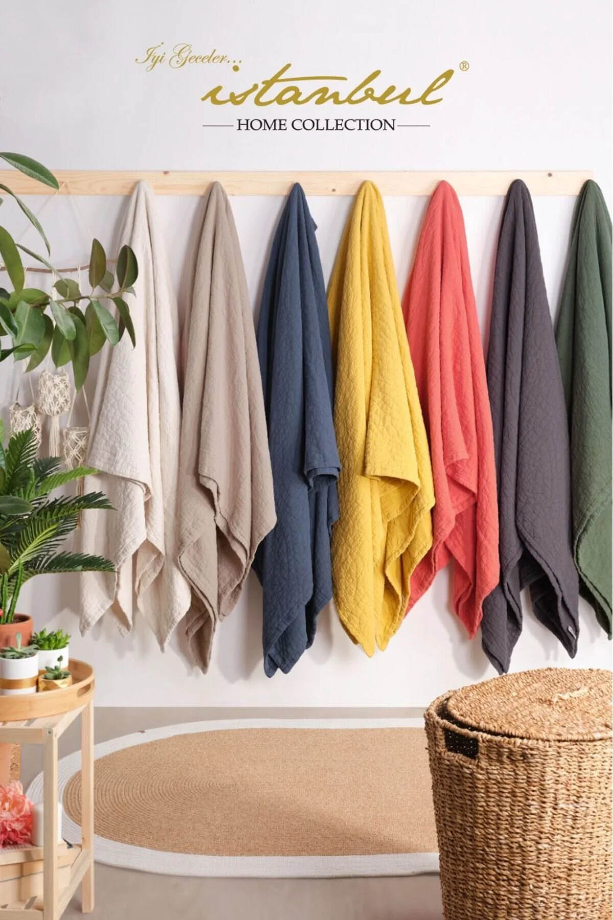 İyi Geceler Zen Stone Tek Kişilik Yatak Örtüsü Seti - Haki İyi Geceler Zen Stone Tek Kişilik Yatak Örtüsü Seti - Haki