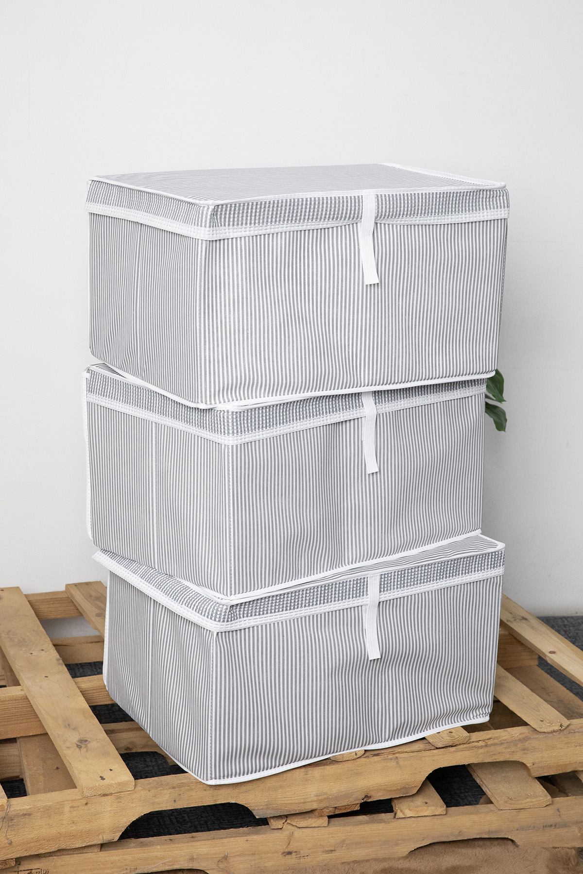 Kapaklı Mega 3lü Hurç 60x40x30 - Gri Kapaklı Mega 3lü Hurç 60x40x30 - Gri