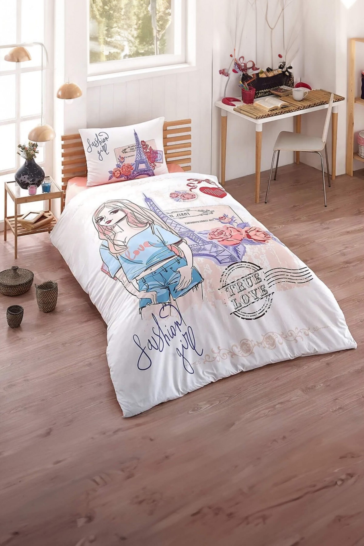 Kristal Fashion Tek Kişilik Genç Nevresim Takımı