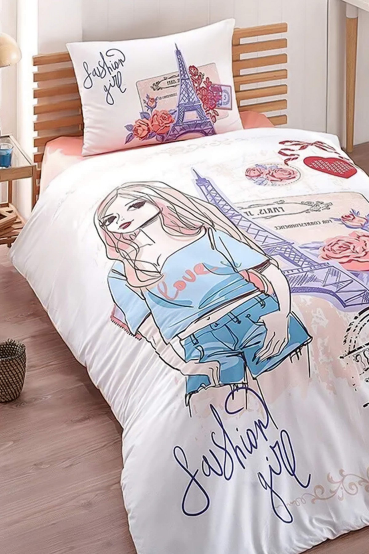 Kristal Fashion Tek Kişilik Genç Nevresim Takımı