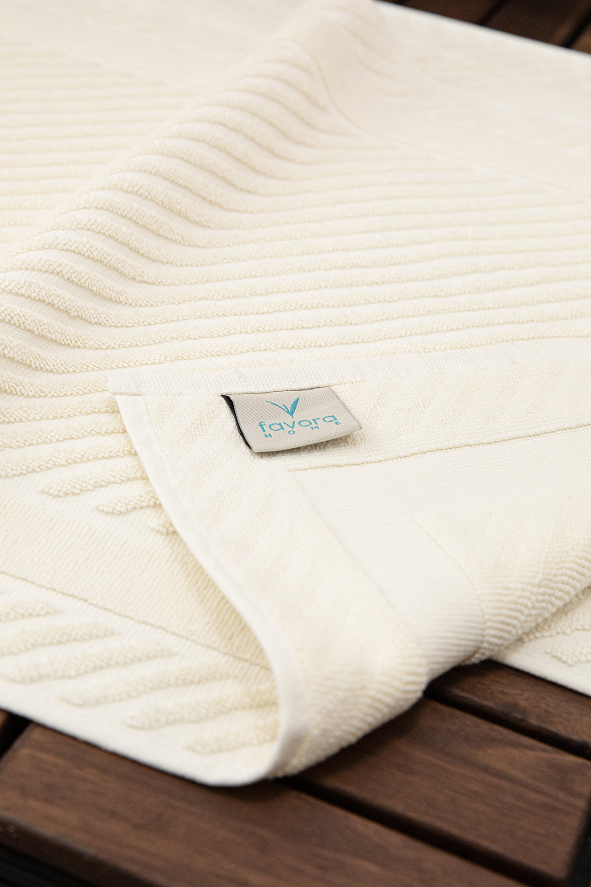 Leoline %100 Pamuk Premium 2'li Ayak Havlusu - Krem Leoline %100 Pamuk Premium 2'li Ayak Havlusu - Krem