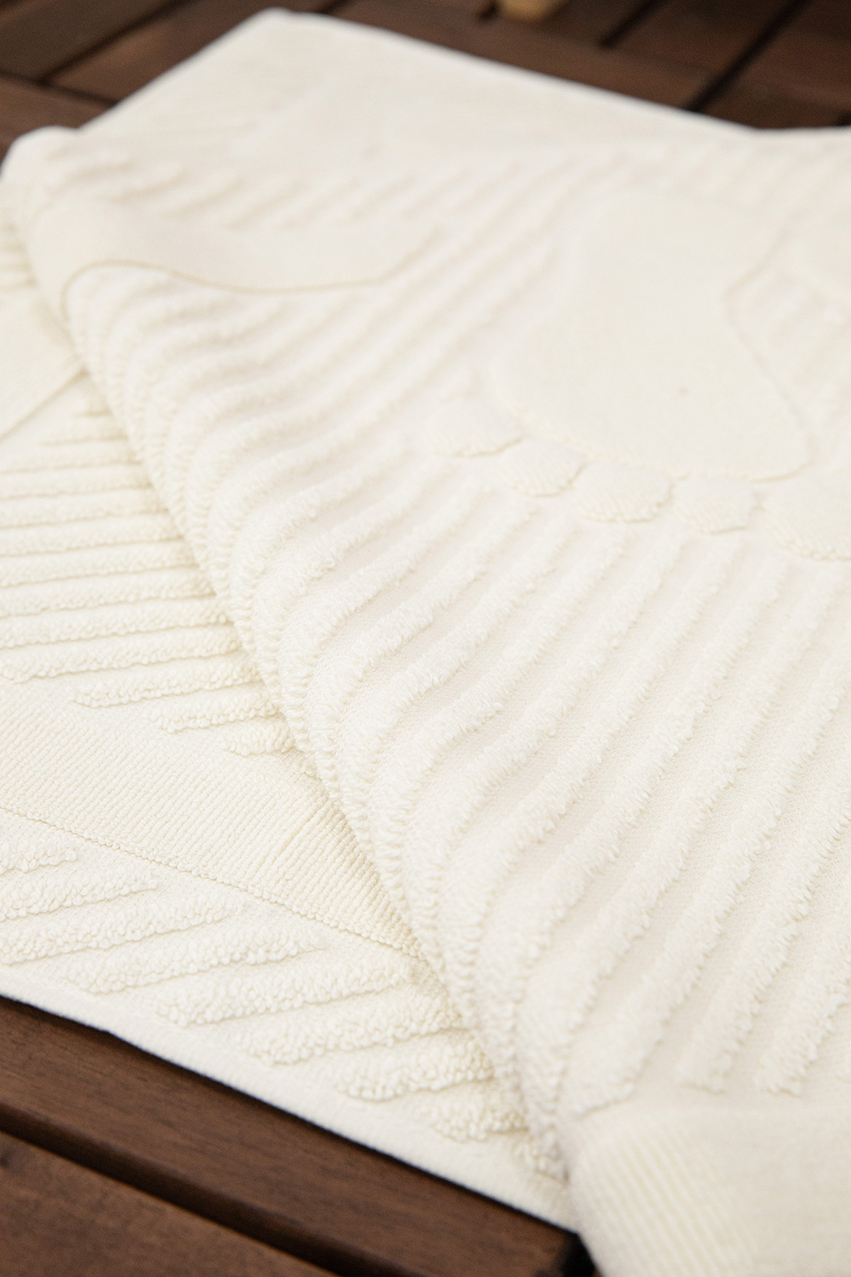 Leoline %100 Pamuk Premium 2'li Ayak Havlusu - Krem Leoline %100 Pamuk Premium 2'li Ayak Havlusu - Krem