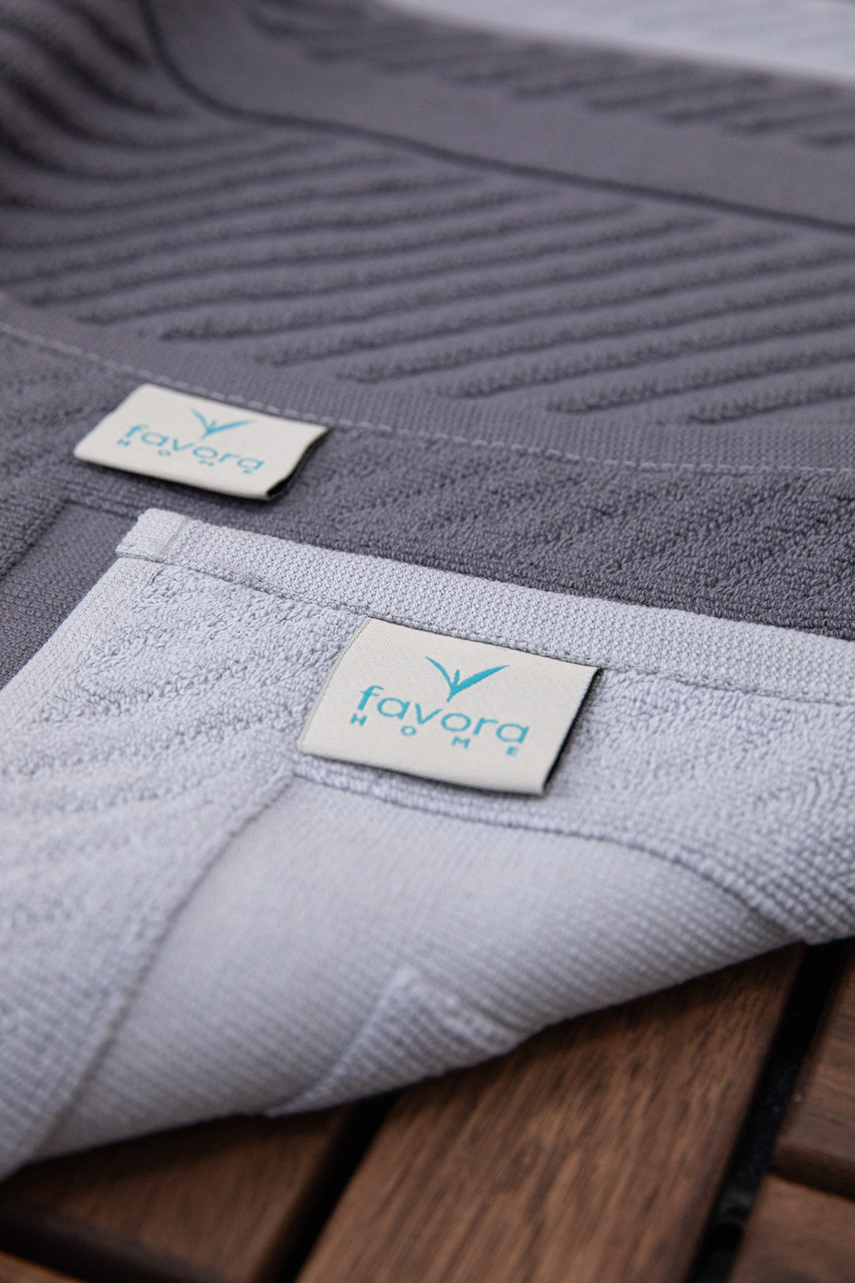 Leoline %100 Pamuk 2li Ayak Havlusu -Gri - Antrasi Leoline %100 Pamuk 2li Ayak Havlusu -Gri - Antrasi