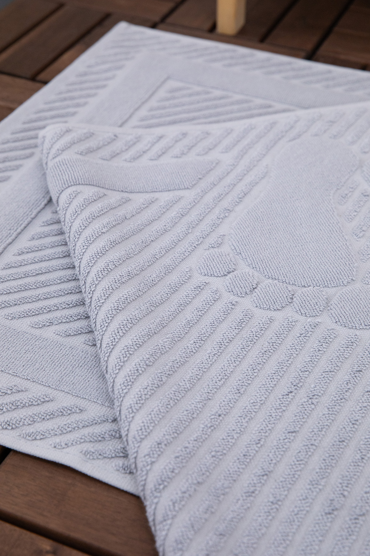 Leoline %100 Pamuk Premium 2'li Ayak Havlusu - Gri Leoline %100 Pamuk Premium 2'li Ayak Havlusu - Gri