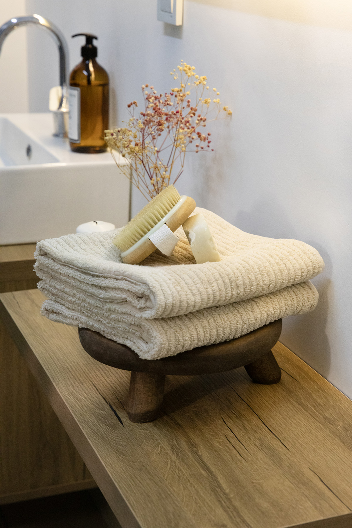 Line Luxury 2li El Yüz Havlusu 50x90 - Bej Line Luxury 2li El Yüz Havlusu 50x90 - Bej