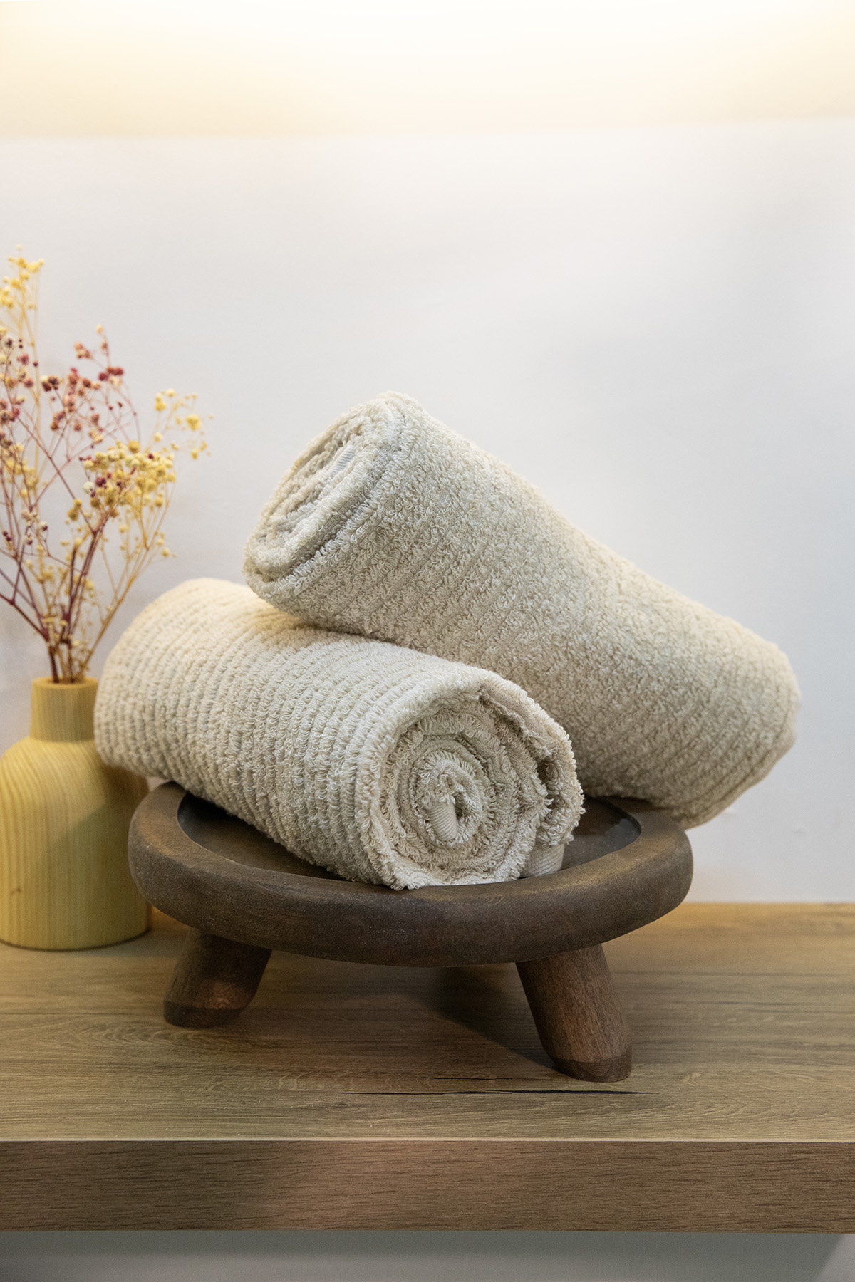 Line Luxury 2li El Yüz Havlusu 50x90 - Bej Line Luxury 2li El Yüz Havlusu 50x90 - Bej