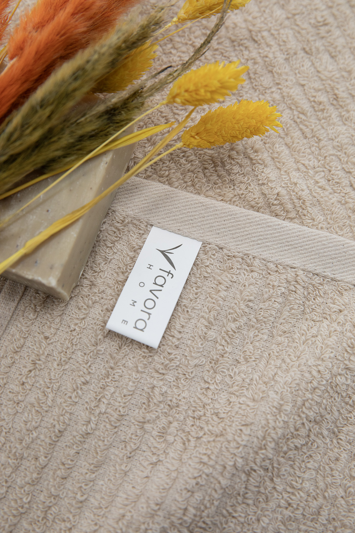 Line Luxury 2li El Yüz Havlusu 50x90 - Bej Line Luxury 2li El Yüz Havlusu 50x90 - Bej