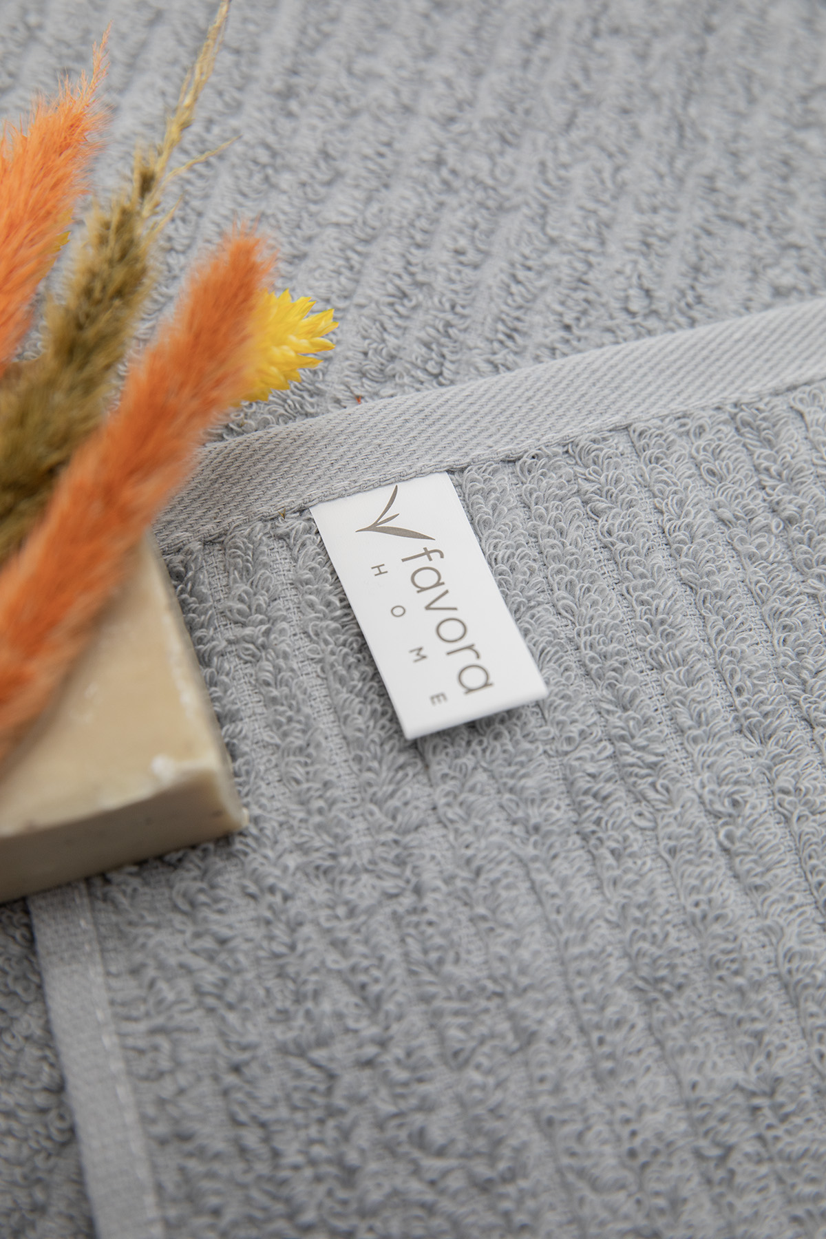 Line Luxury 2li El Yüz Havlusu 50x90 - Gri Line Luxury 2li El Yüz Havlusu 50x90 - Gri