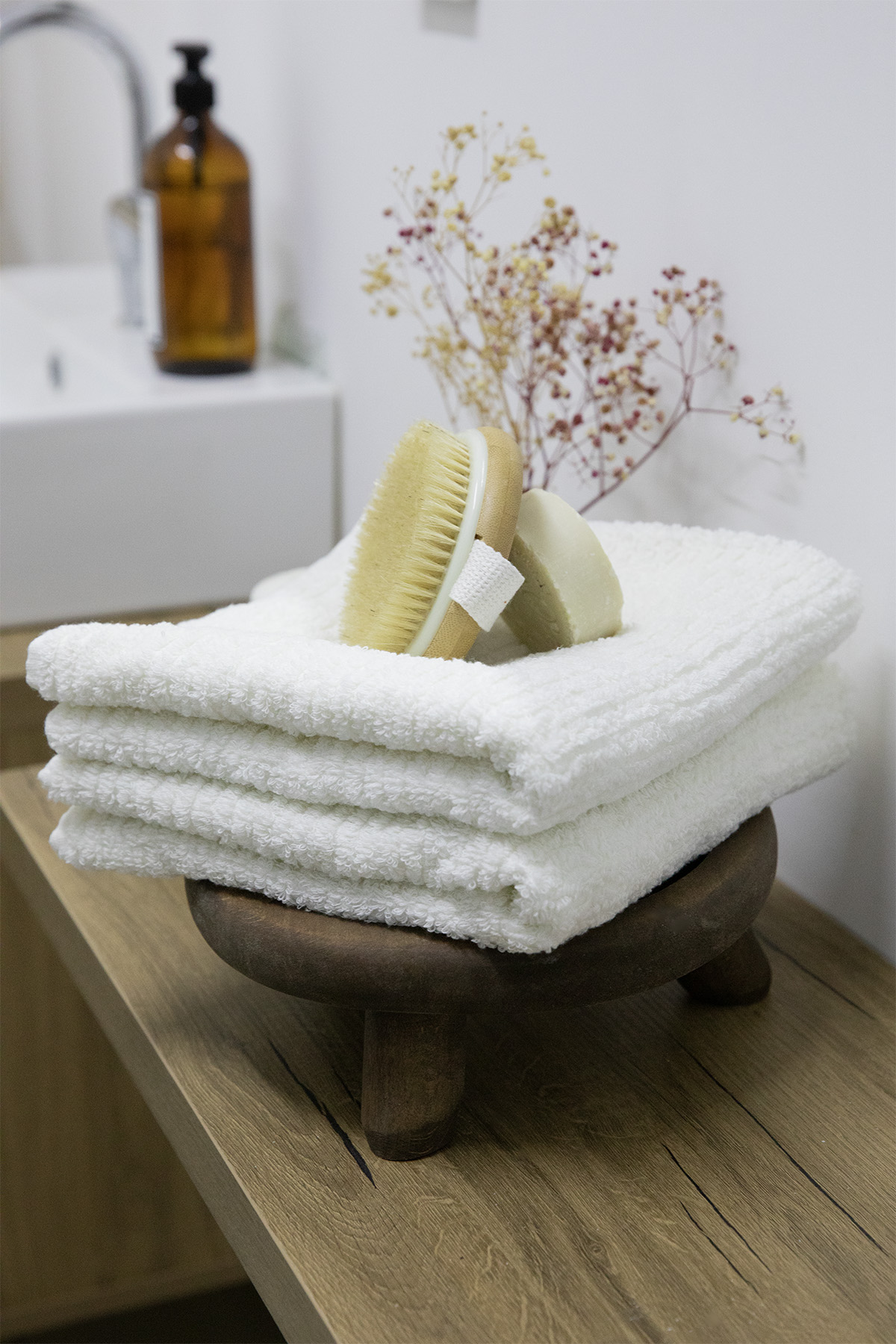 Line Luxury 2li El Yüz Havlusu 50x90 - Krem Line Luxury 2li El Yüz Havlusu 50x90 - Krem