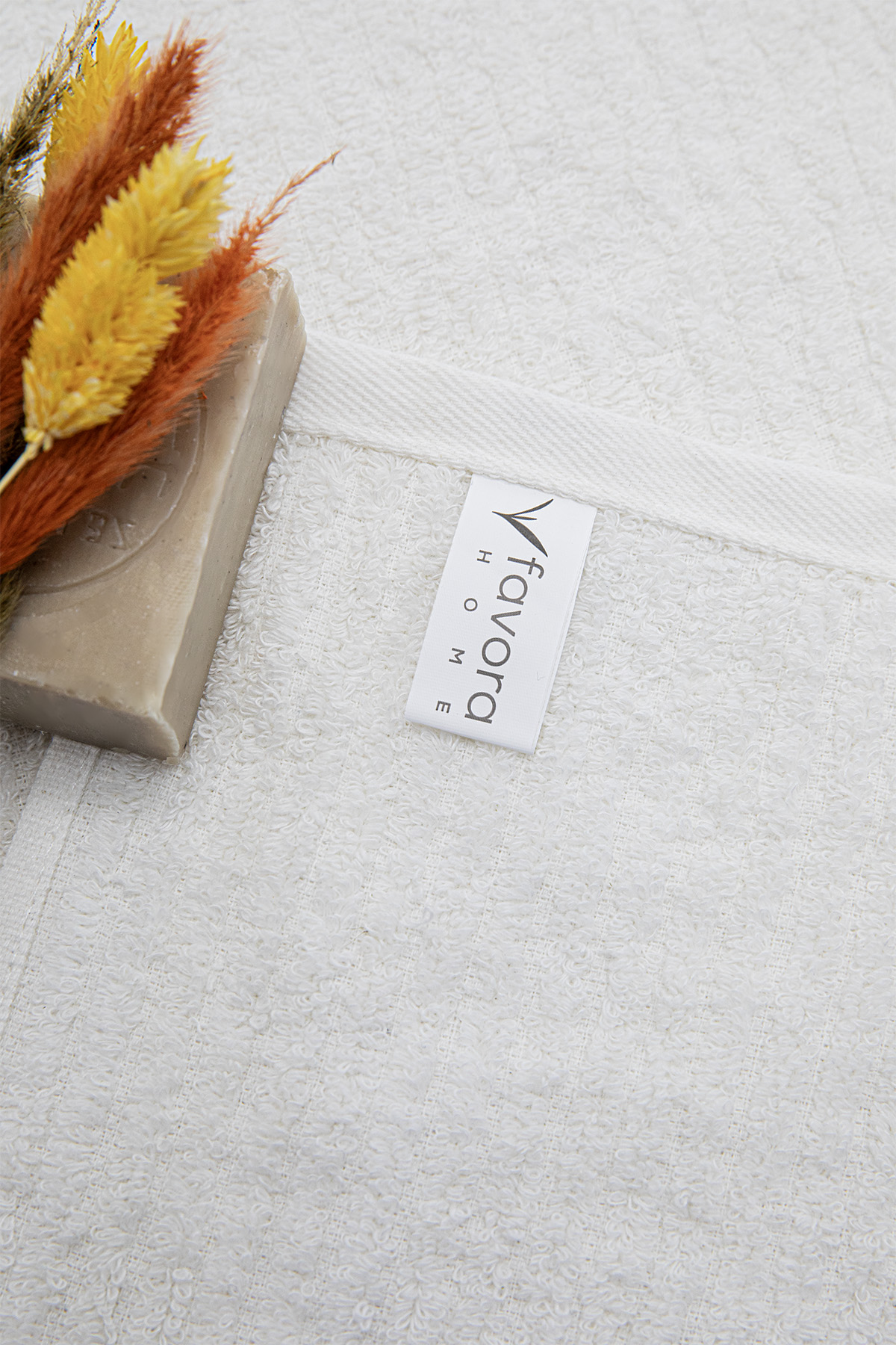 Line Luxury 2li El Yüz Havlusu 50x90 - Krem Line Luxury 2li El Yüz Havlusu 50x90 - Krem