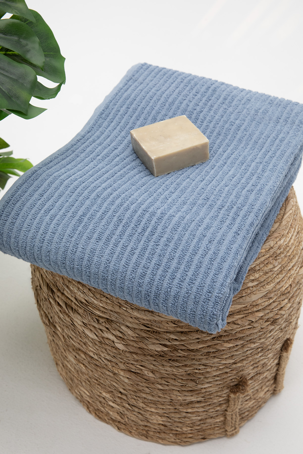 Line Luxury Pamuklu Banyo Havlusu 100x150 - İndigo Line Luxury Pamuklu Banyo Havlusu 100x150 - İndigo