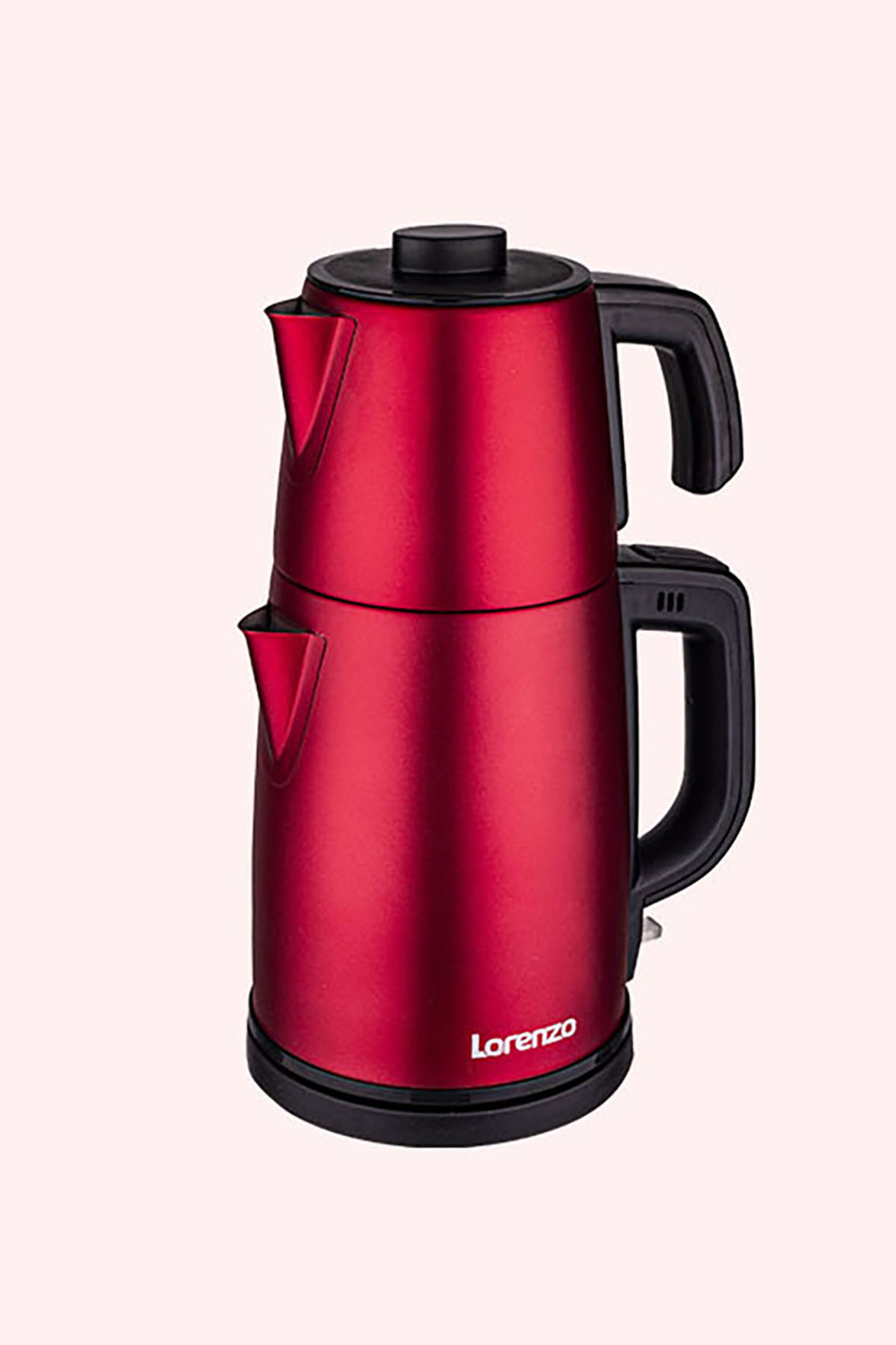 Lorenzo Teazen Çelik Çay Makinesi - Kırmızı