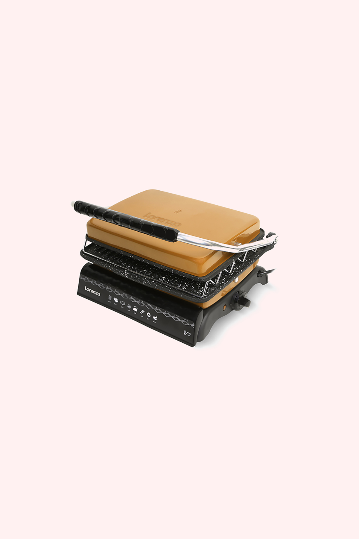 Lorenzo Toasty Plus Teflon 6 Dilim Döküm Tost Makinesi - Rosie Lorenzo Toasty Plus Teflon 6 Dilim Döküm Tost Makinesi - Rosie