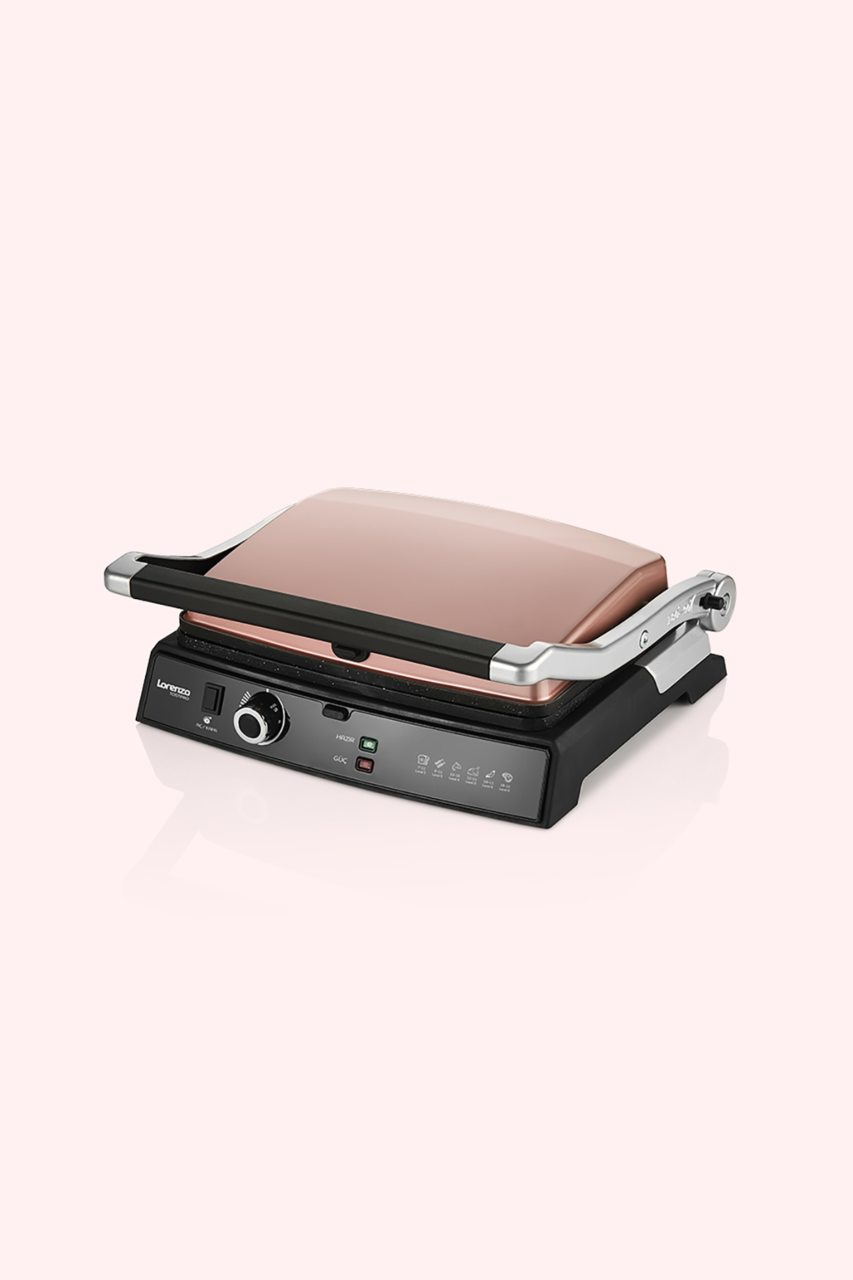 Lorenzo Tostpro 2000 W 6 Dilim Tost Makinesi - Rosie Lorenzo Tostpro 2000 W 6 Dilim Tost Makinesi - Rosie