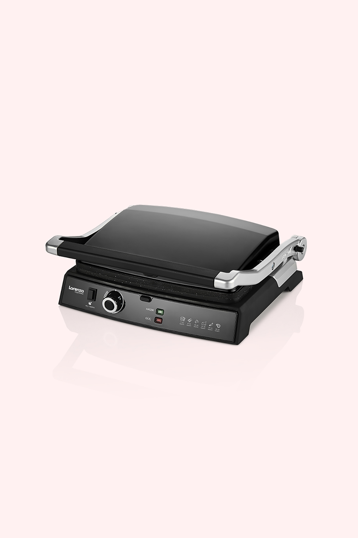 Lorenzo Tostpro 2000 W 6 Dilim Tost Makinesi - Siyah Lorenzo Tostpro 2000 W 6 Dilim Tost Makinesi - Siyah