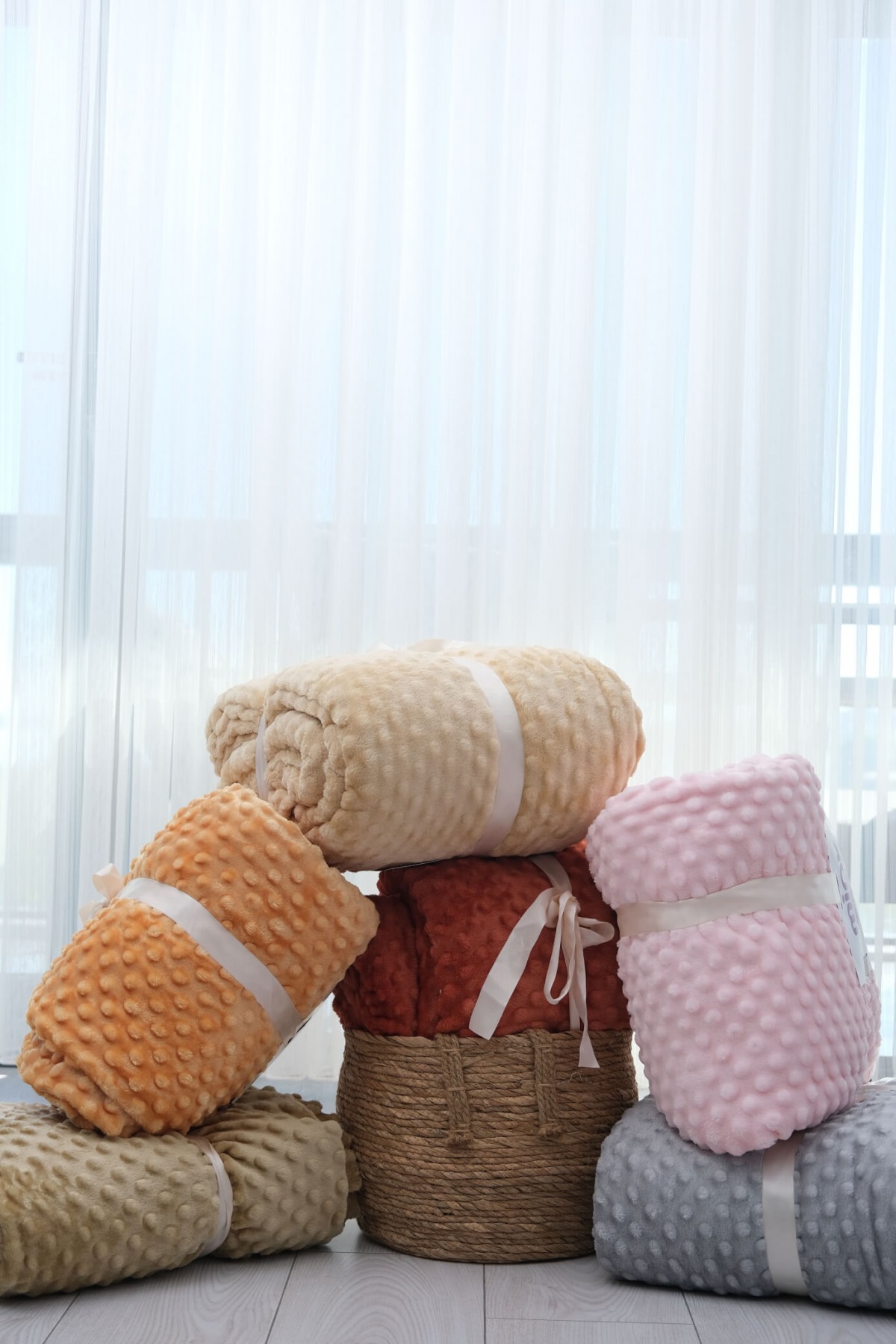 Mink All Season Tomurcuk Tek Kişilik Battaniye - Kiremit Mink All Season Tomurcuk Tek Kişilik Battaniye - Kiremit