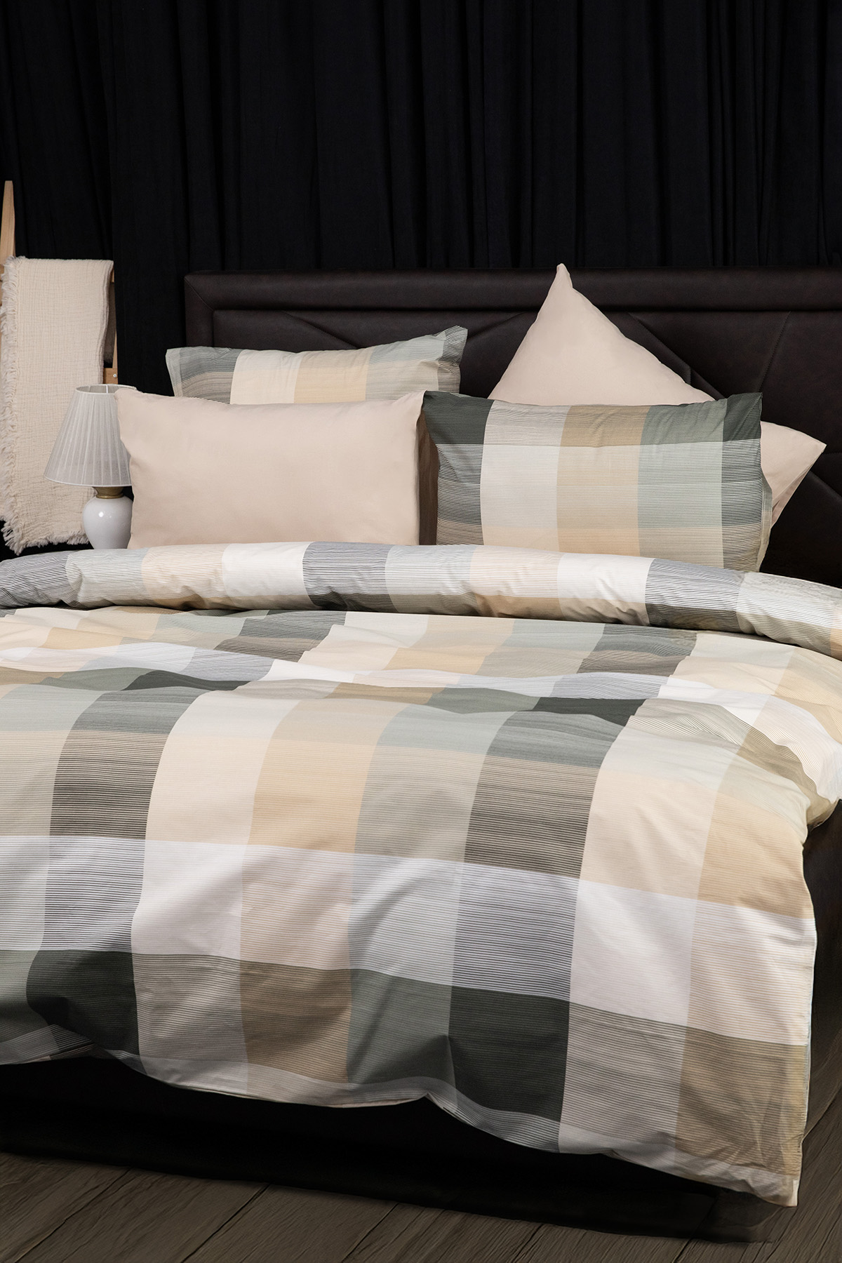 Nevora Premium %100 Pamuk Çift Kişilik Nevresim Takımı - Yeşil Nevora Premium %100 Pamuk Çift Kişilik Nevresim Takımı - Yeşil