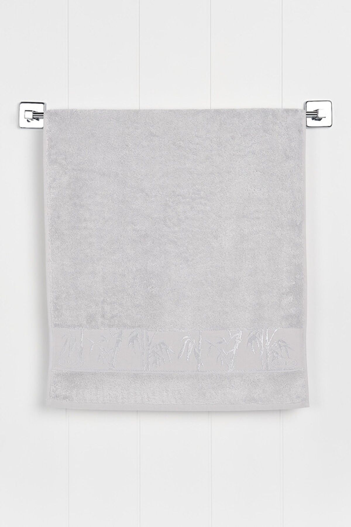 Nurpak Bambu Yüz Havlusu 50x90 - Gri Nurpak Bambu Yüz Havlusu 50x90 - Gri