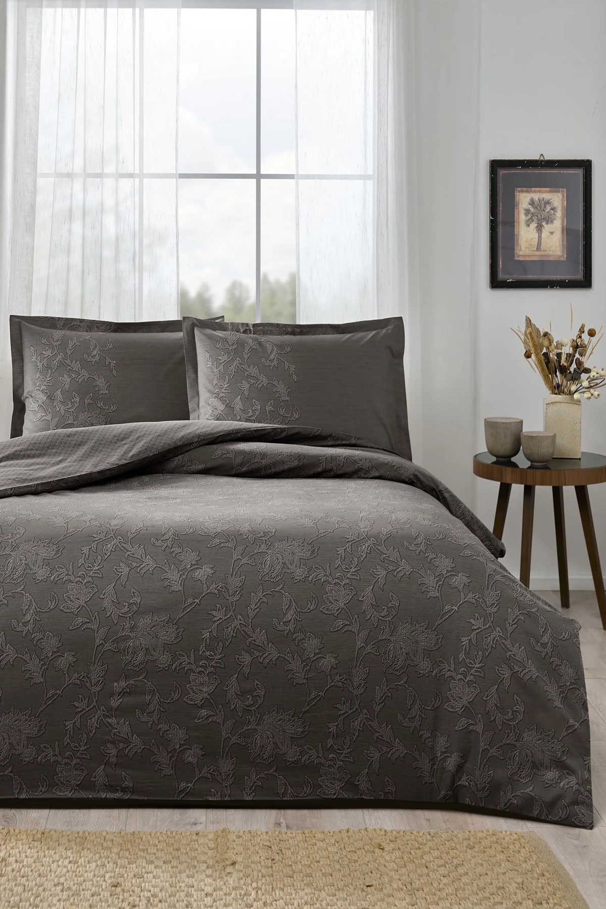 Özdilek Barocco Çift Kişilik Nevresim Takımı - Kahve