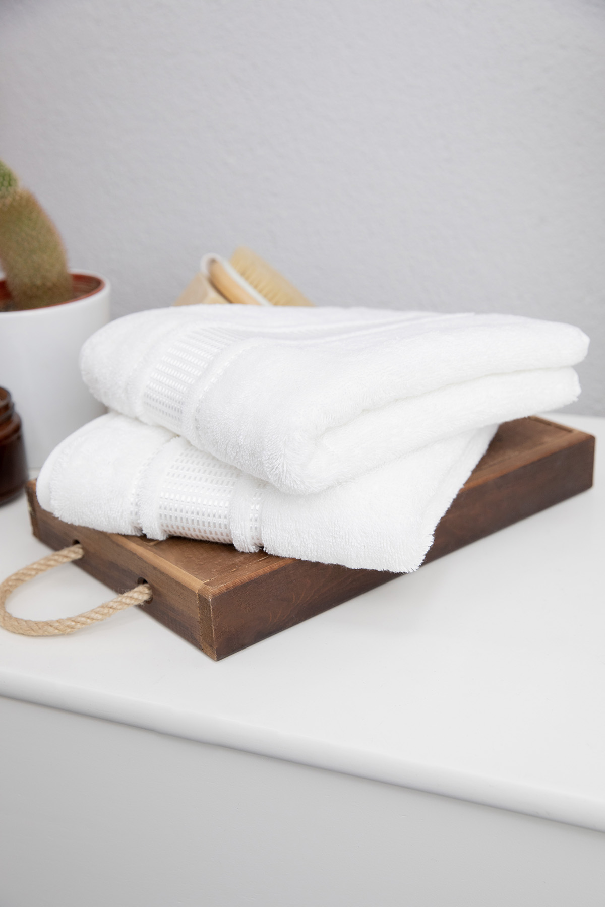 Özdilek Colourist 2'li El Yüz Havlusu 50x90 - Beyaz Özdilek Colourist 2'li El Yüz Havlusu 50x90 - Beyaz