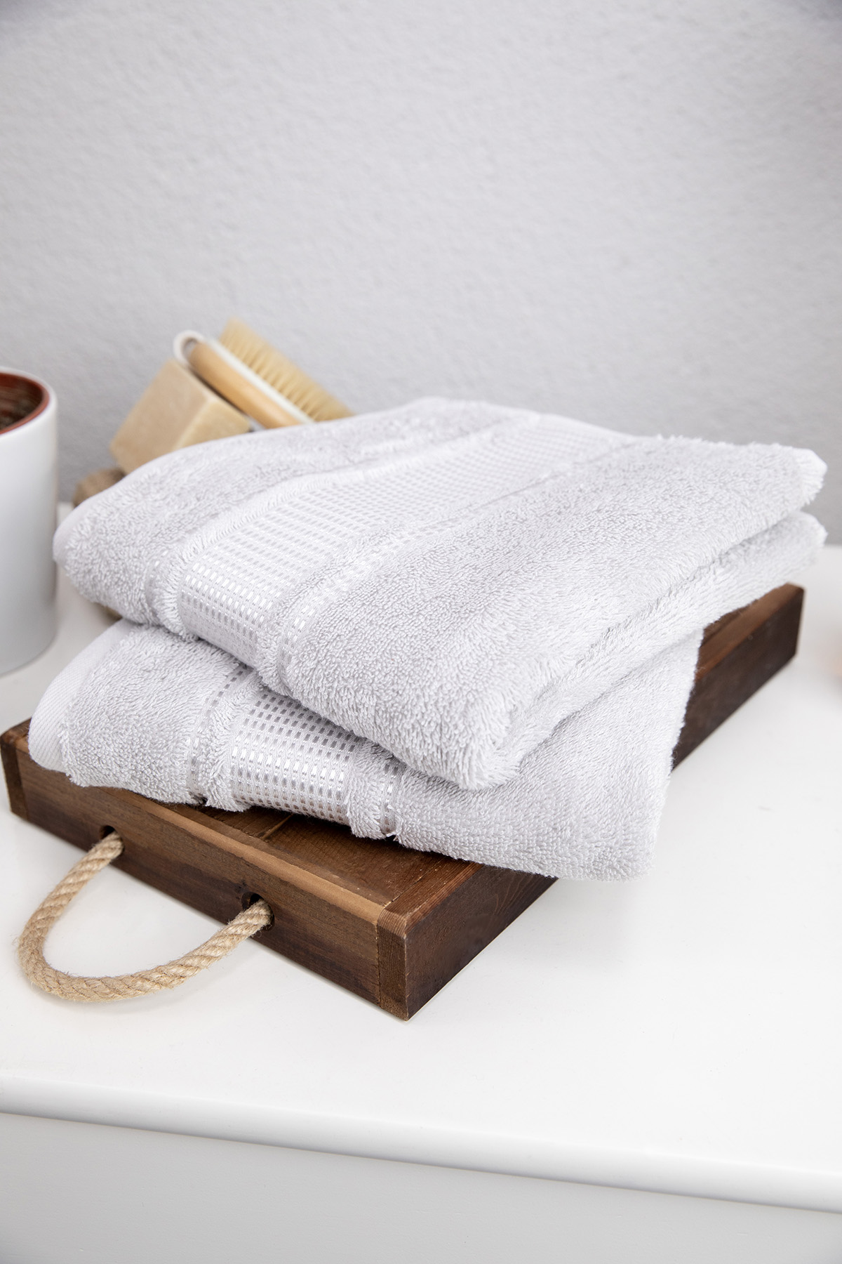 Özdilek Colourist 2'li El Yüz Havlusu 50x90 - Gri Özdilek Colourist 2'li El Yüz Havlusu 50x90 - Gri