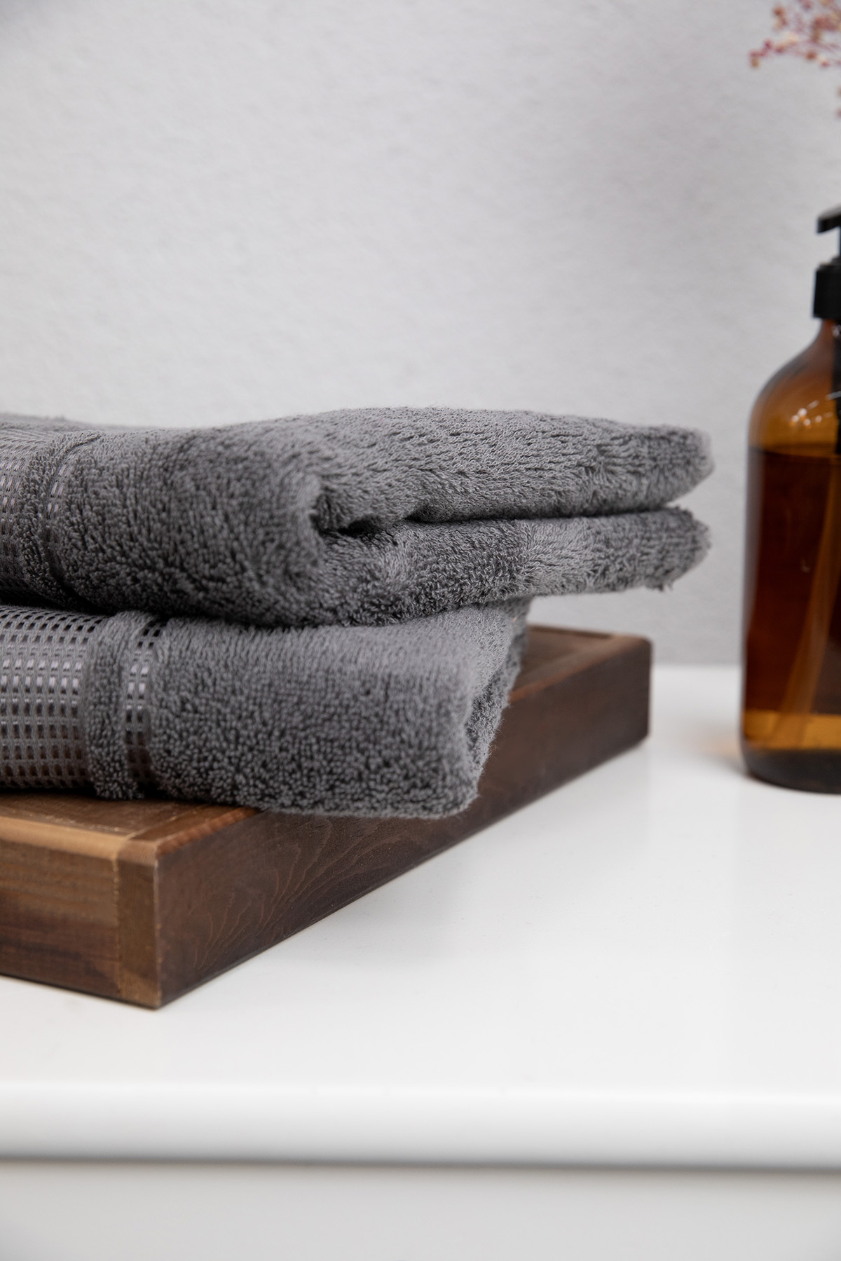 Özdilek Colourist 2'li El Yüz Havlusu 50x90 - Koyu Gri Özdilek Colourist 2'li El Yüz Havlusu 50x90 - Koyu Gri