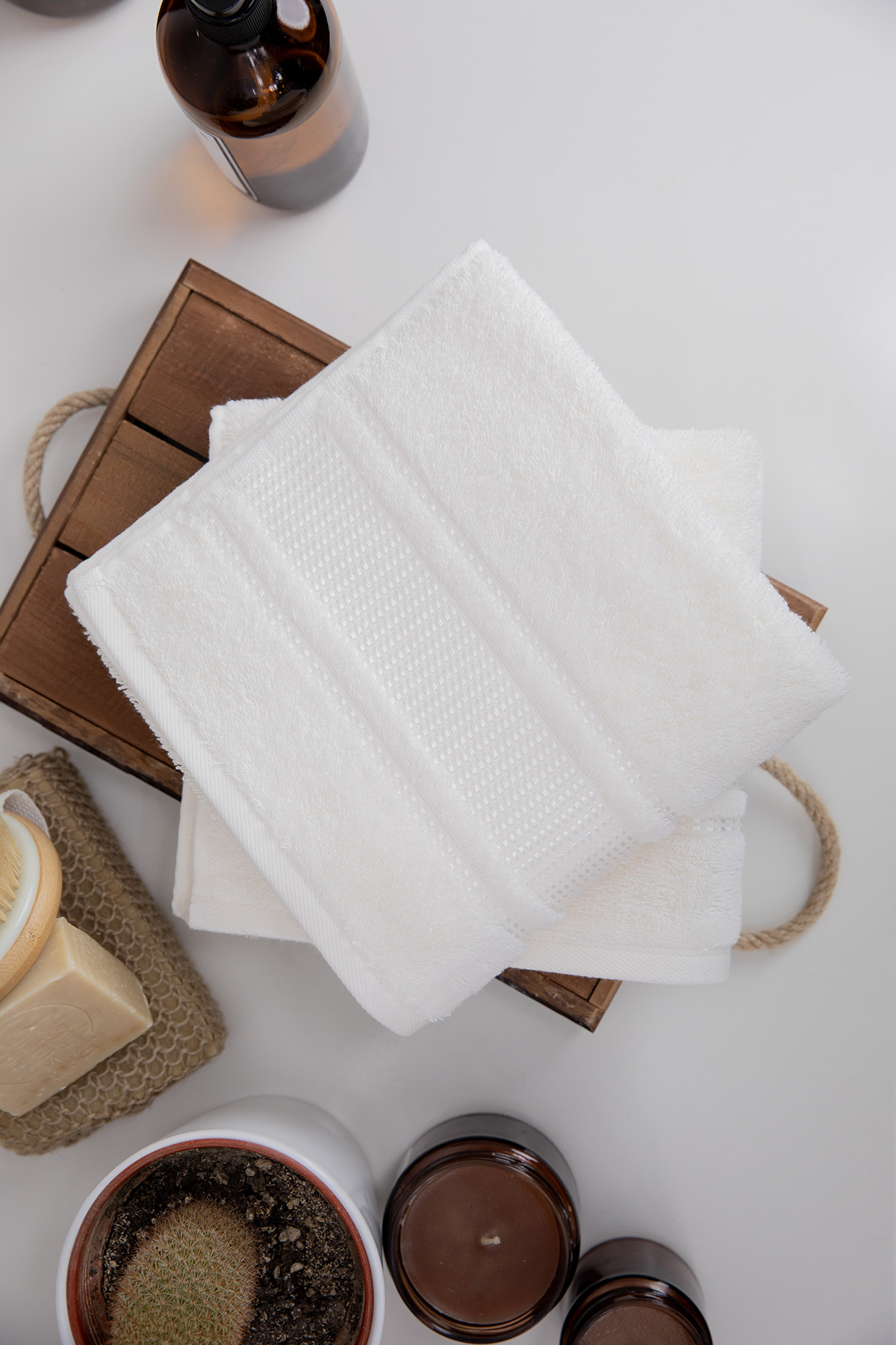 Özdilek Colourist 2'li El Yüz Havlusu 50x90 - Krem Özdilek Colourist 2'li El Yüz Havlusu 50x90 - Krem