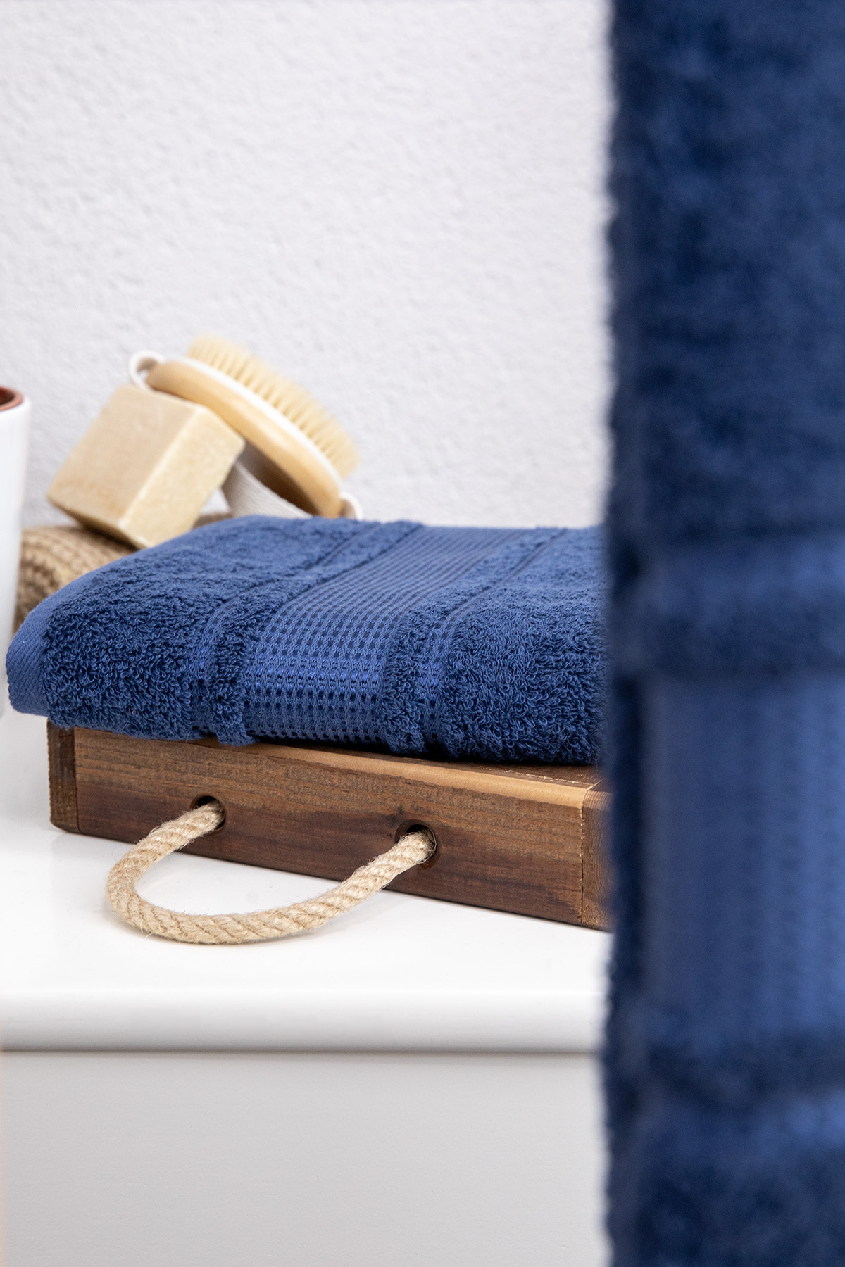 Özdilek Colourist 2'li El Yüz Havlusu 50x90 - Lacivert Özdilek Colourist 2'li El Yüz Havlusu 50x90 - Lacivert