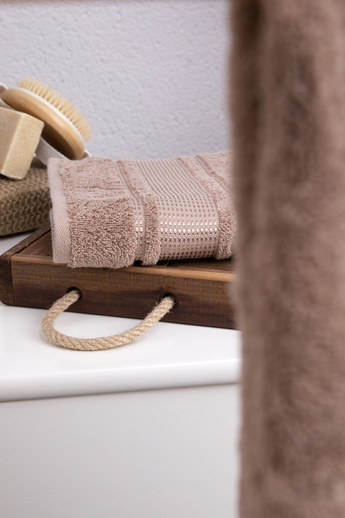 Özdilek Colourist 2'li El Yüz Havlusu 50x90 - Toprak Özdilek Colourist 2'li El Yüz Havlusu 50x90 - Toprak