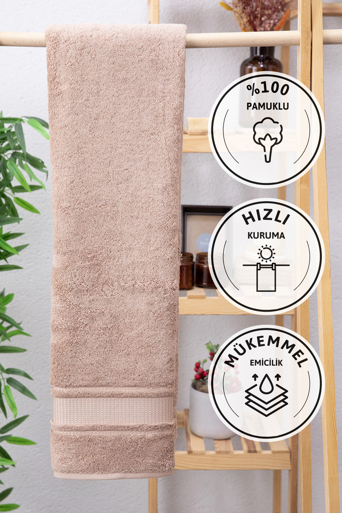 Özdilek Colourist Banyo Havlusu 90x150 - Toprak Özdilek Colourist Banyo Havlusu 90x150 - Toprak